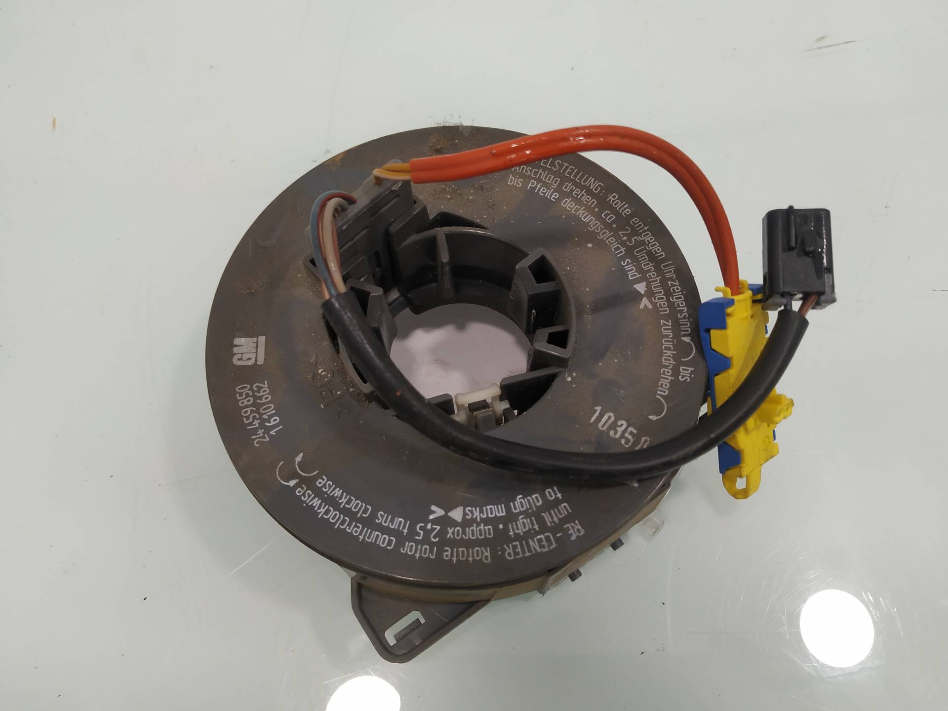 OPEL Corsa C (2000-2006) Steering Wheel Slip Ring Squib 24459850 19188002