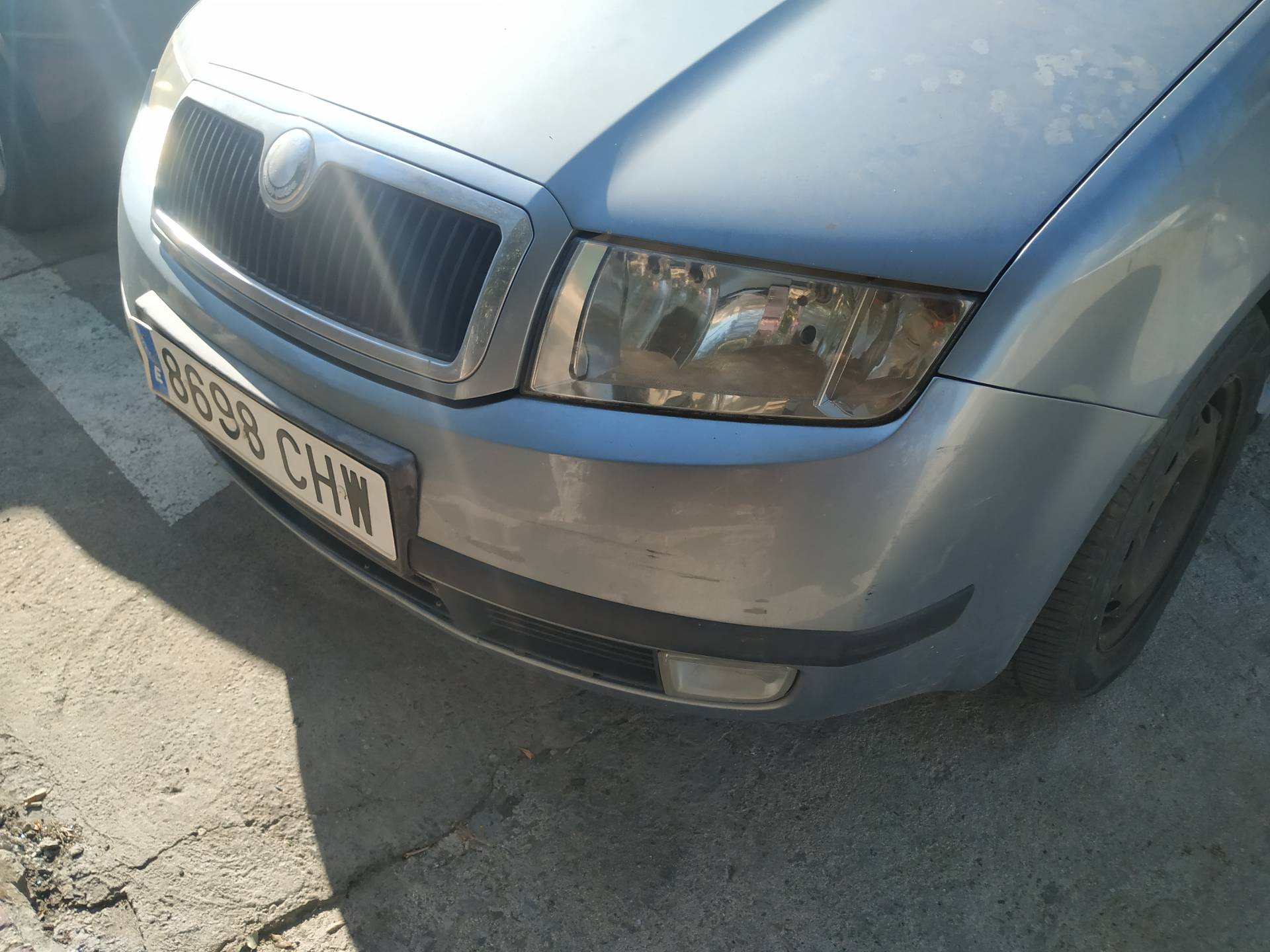 SKODA Octavia 2 generation (2004-2013) Левая противотуманка переднего бампера 6Y0941699 19185498