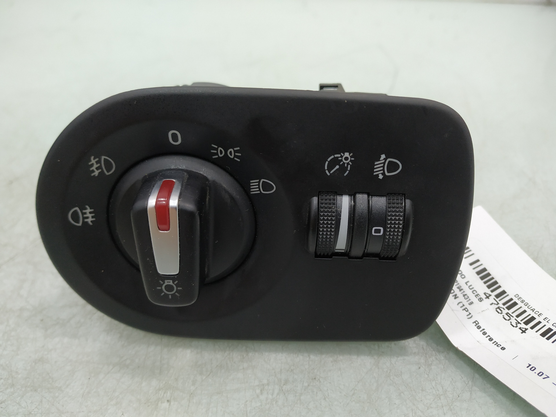 SEAT Leon 2 generation (2005-2012) Headlight Switch Control Unit 1P1941431B 25929824