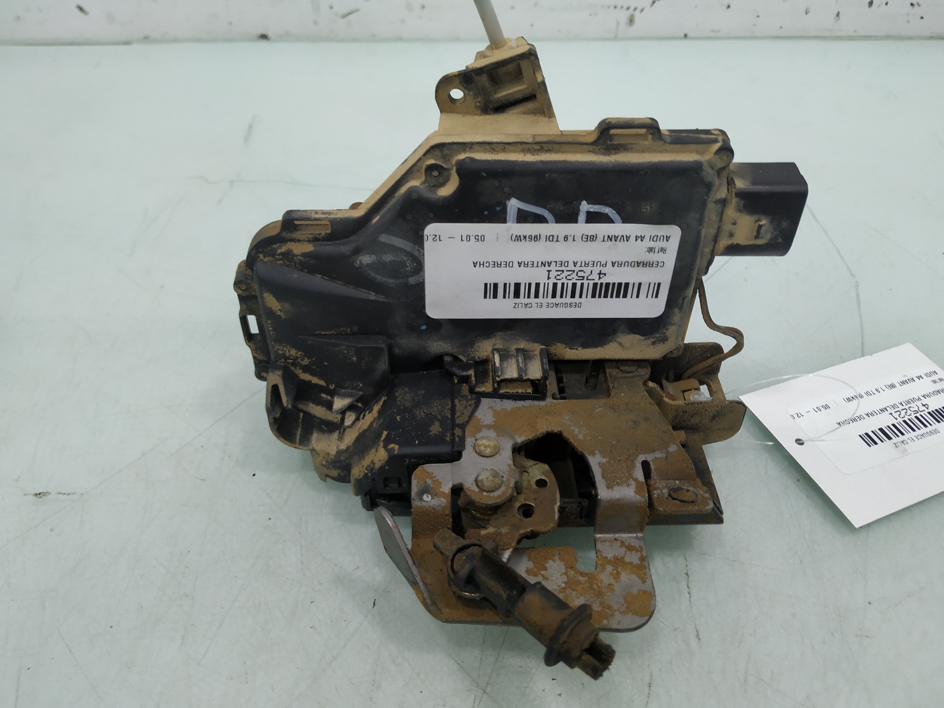 AUDI A4 B6/8E (2000-2005) Front Right Door Lock 4B1837015G 25220655