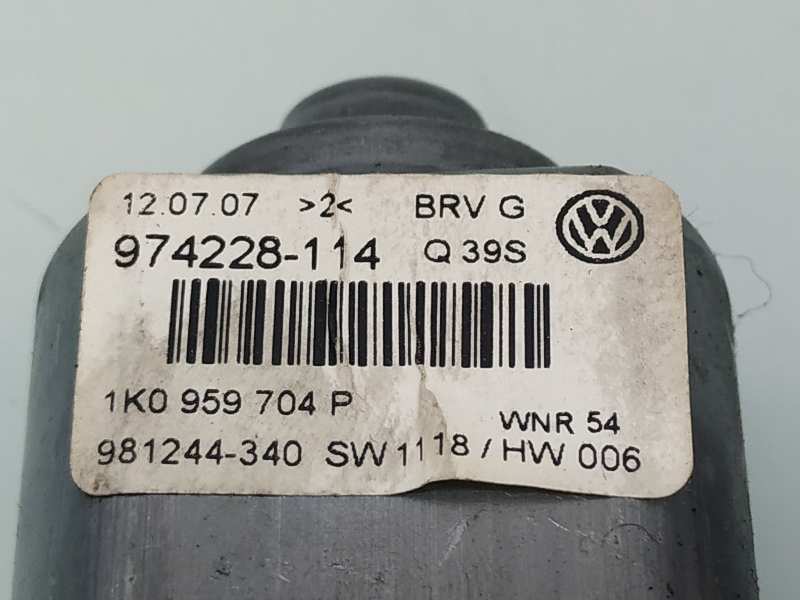 VOLKSWAGEN Passat B6 (2005-2010) Moteur de commande de vitre de porte arrière droite 1K0959704P 18881219