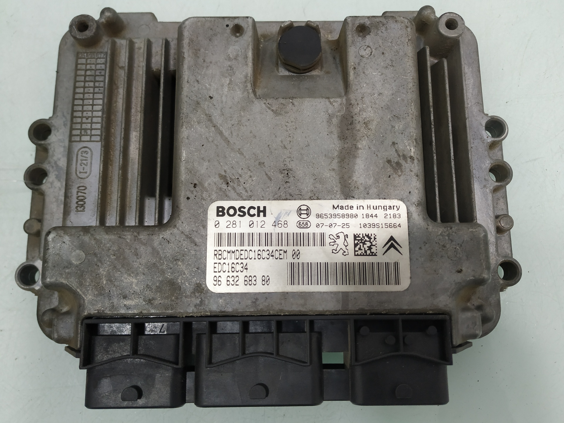 CITROËN Xsara Picasso 1 generation (1999-2010) Блок керування двигуном ECU 9663268380 24916004