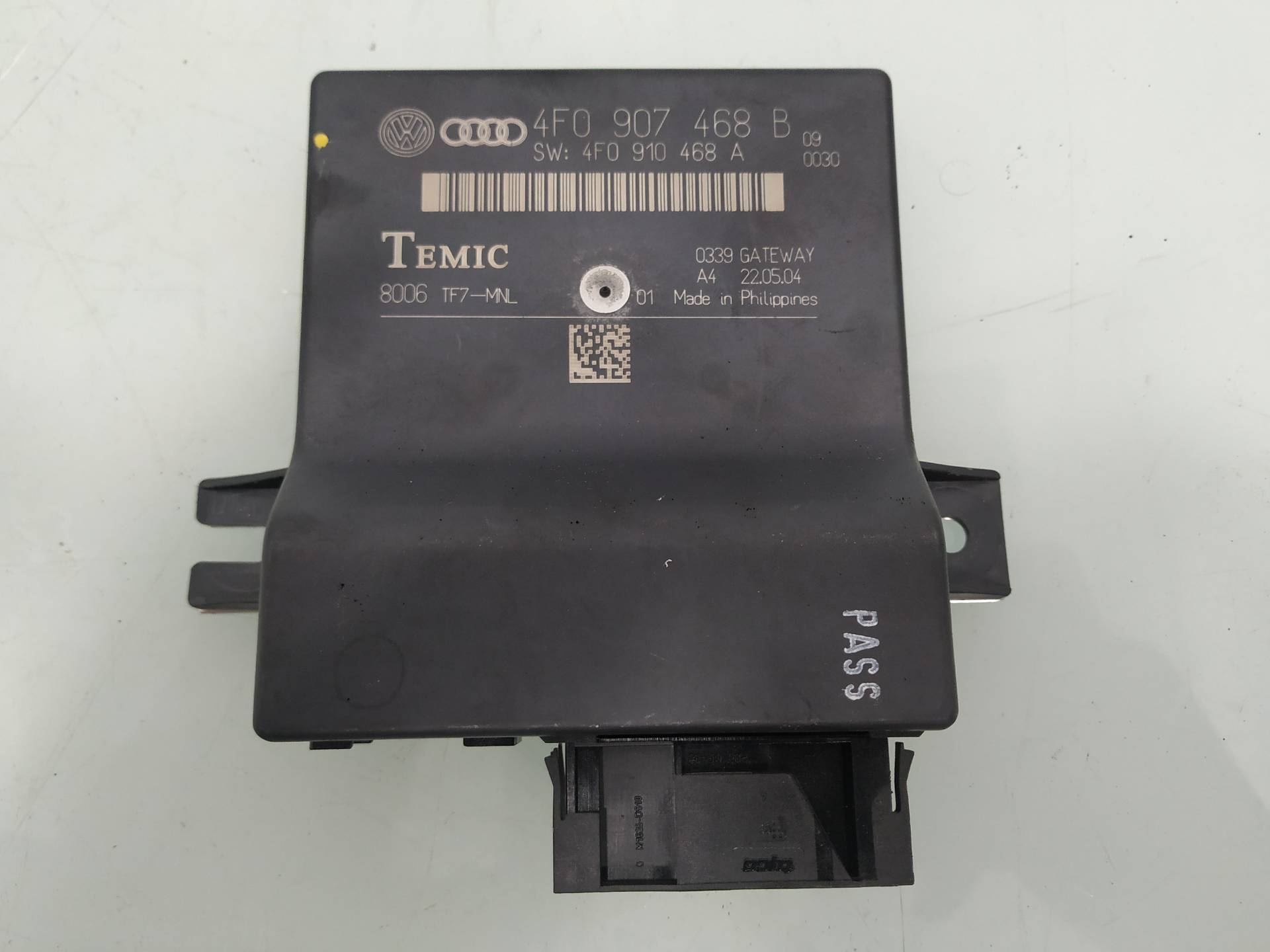 AUDI A6 C6/4F (2004-2011) Другие блоки управления 4F0907468B 18955330