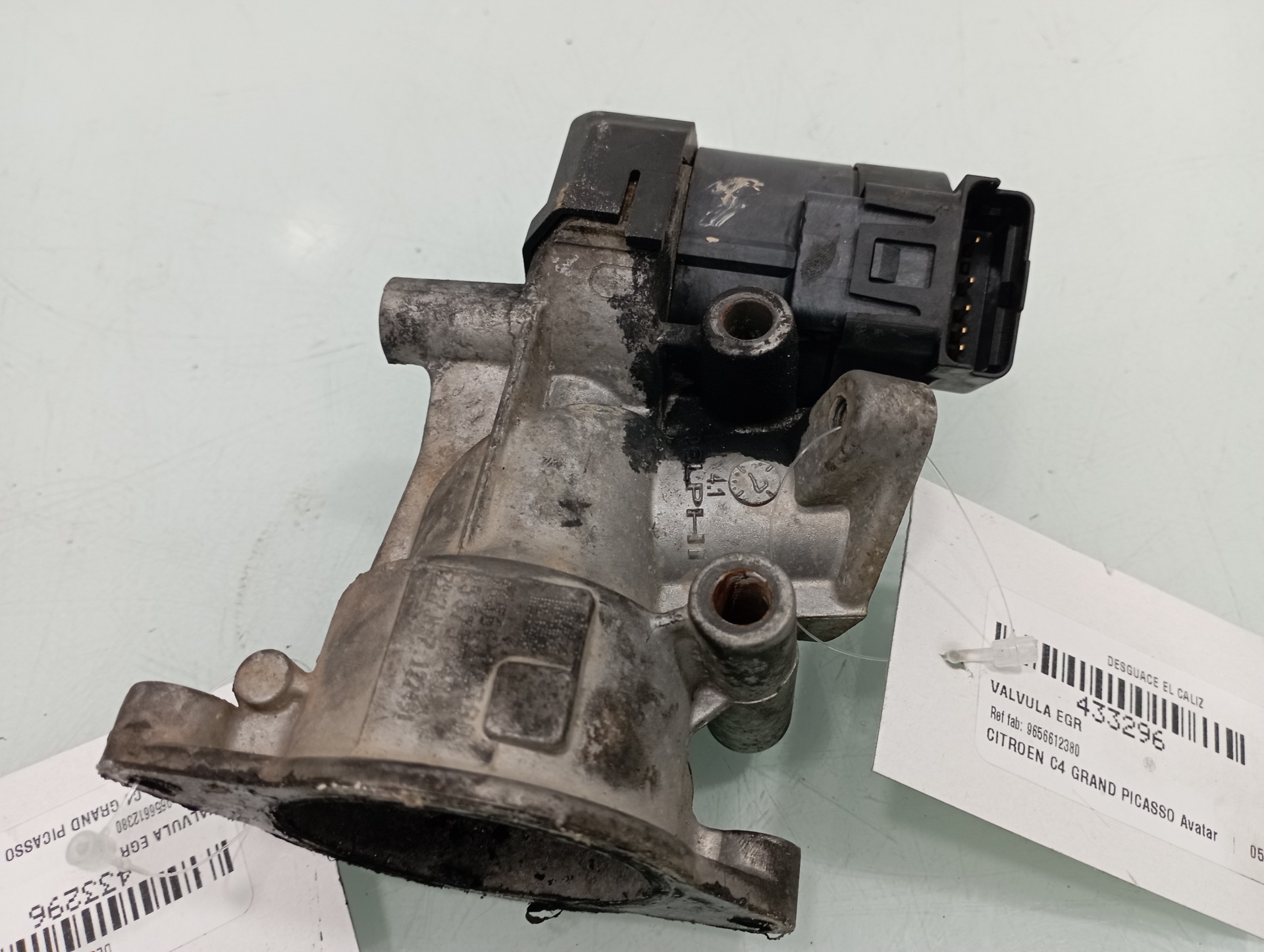 TOYOTA C4 Picasso 1 generation (2006-2013) EGR Valve 9656612380 19195996