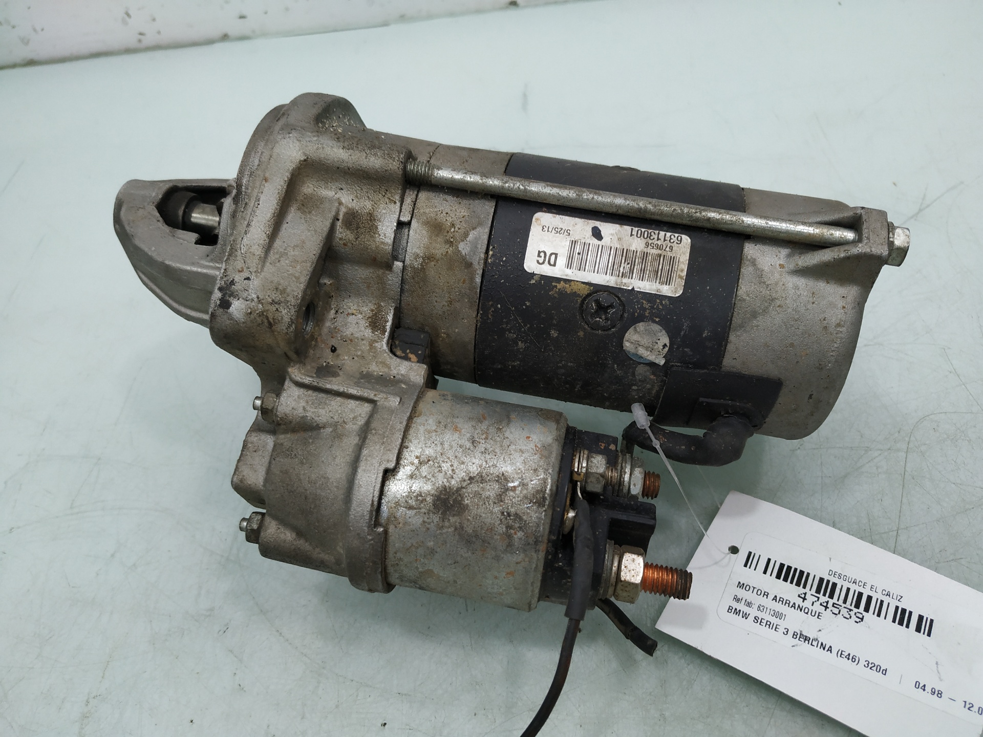 BMW 3 Series E46 (1997-2006) Starter Motor 63113001 25220775