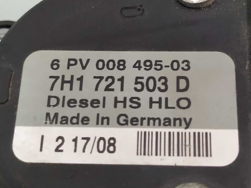 VOLKSWAGEN Transporter T5 (2003-2015) Педаль газа 7H1721503D 18876611