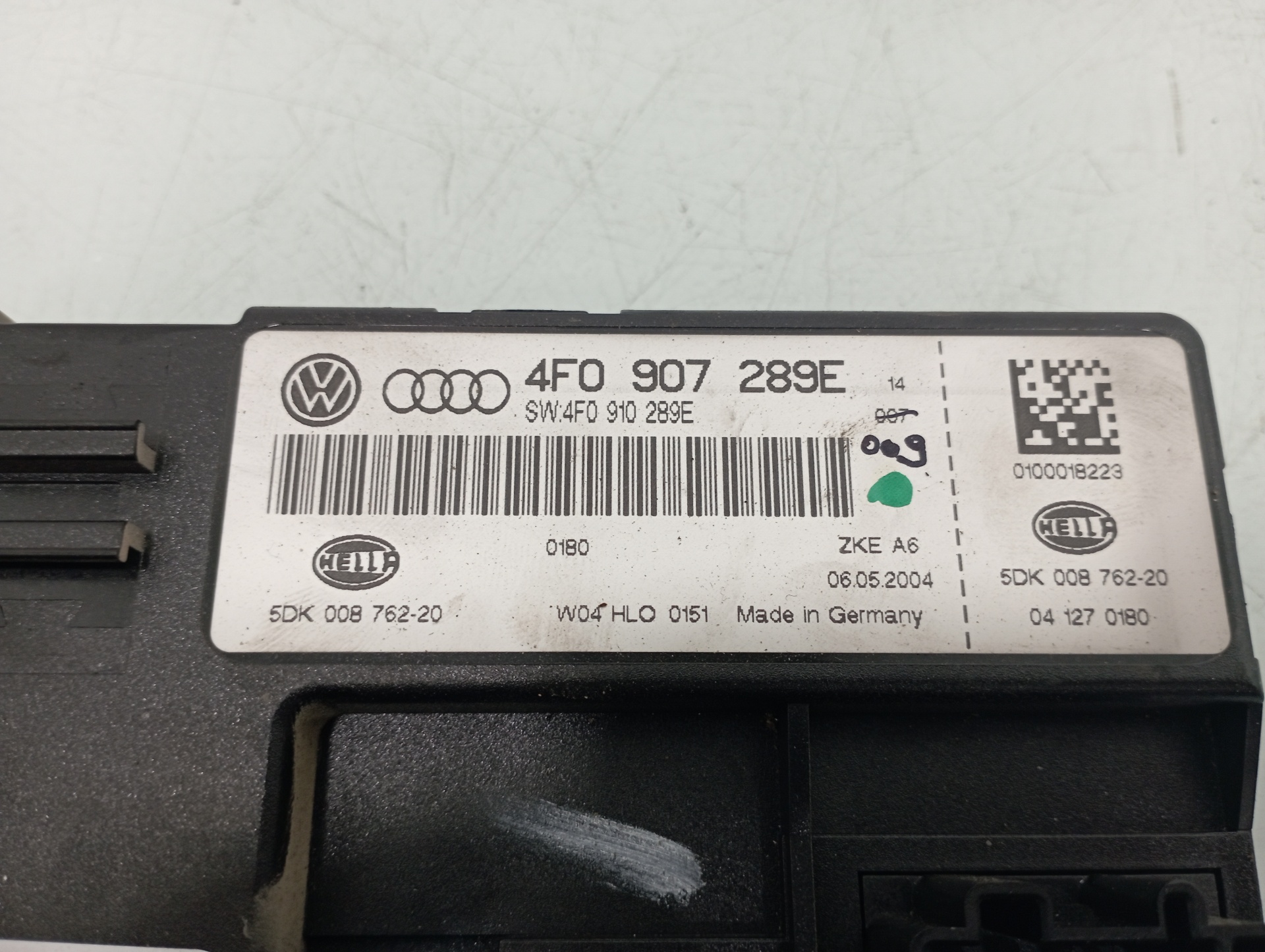 AUDI A6 C6/4F (2004-2011) Other Control Units 4F0907289E 19107113