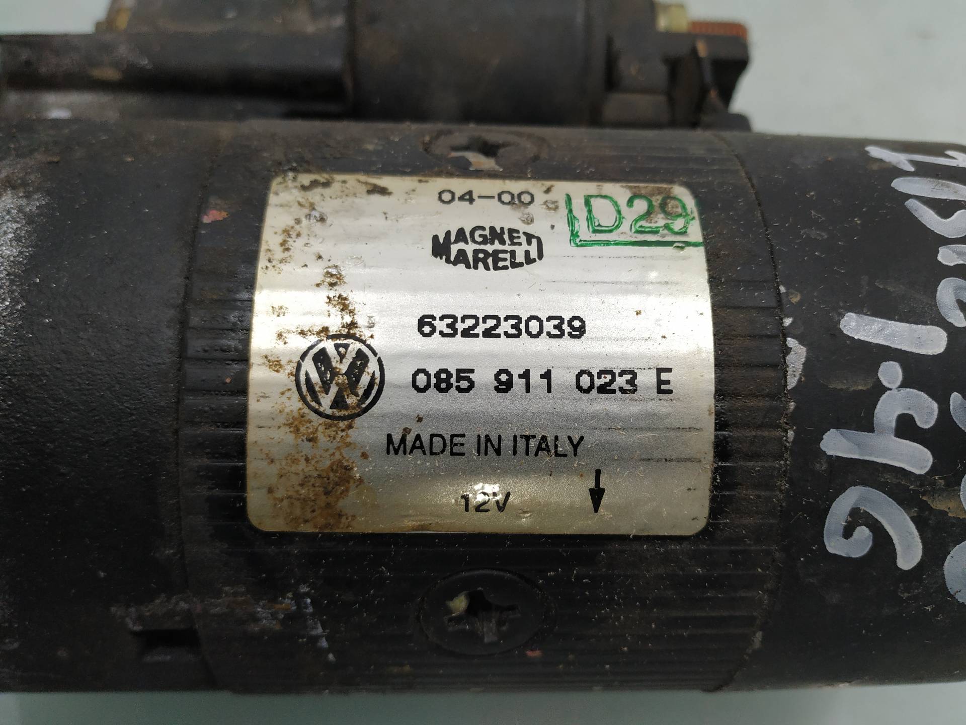 SEAT Cordoba 1 generation (1993-2003) Starter Motor 085911023E 21066201