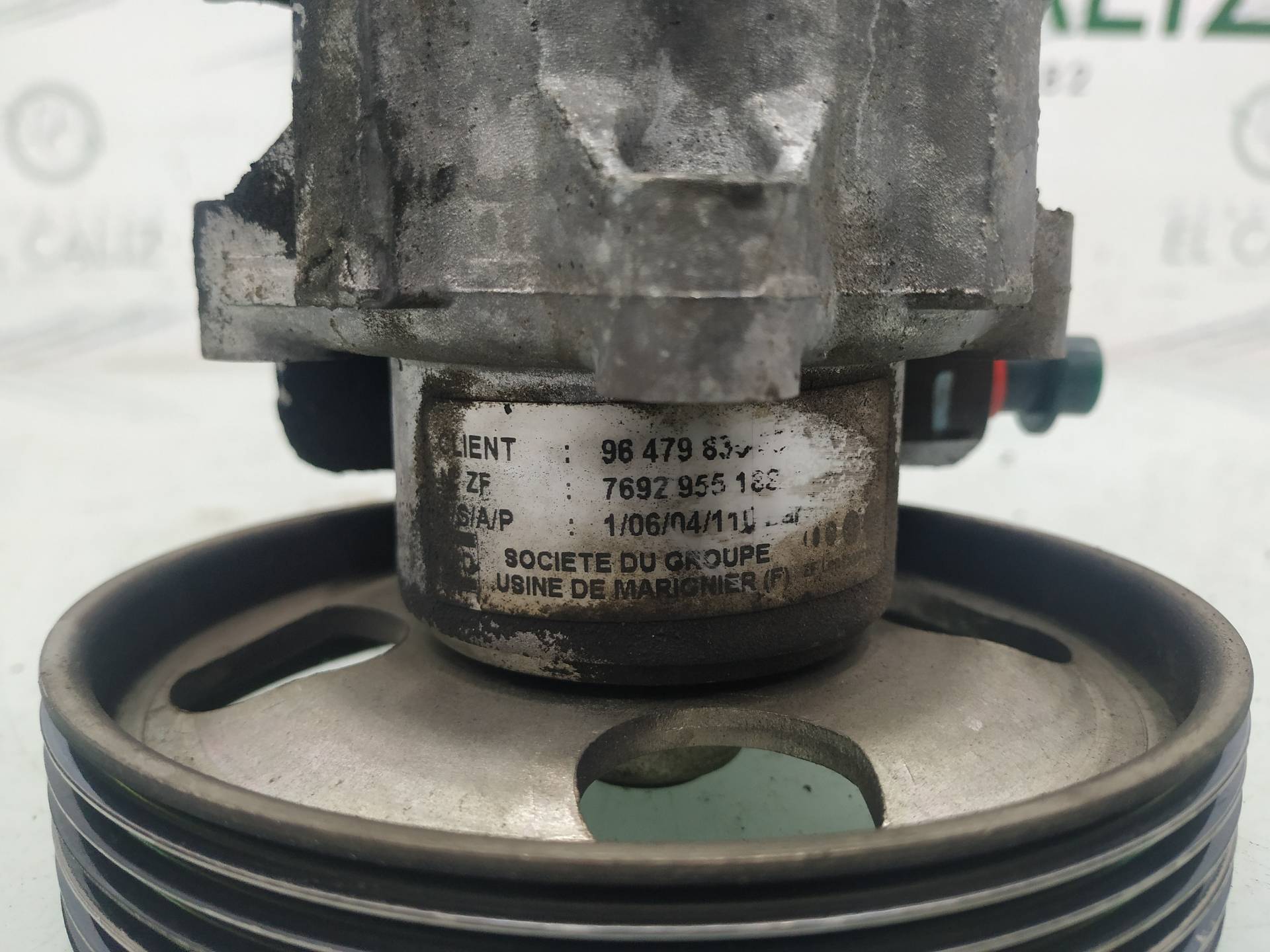 CITROËN C8 1 generation (2002-2014) Power Steering Pump 9647983580 18980633