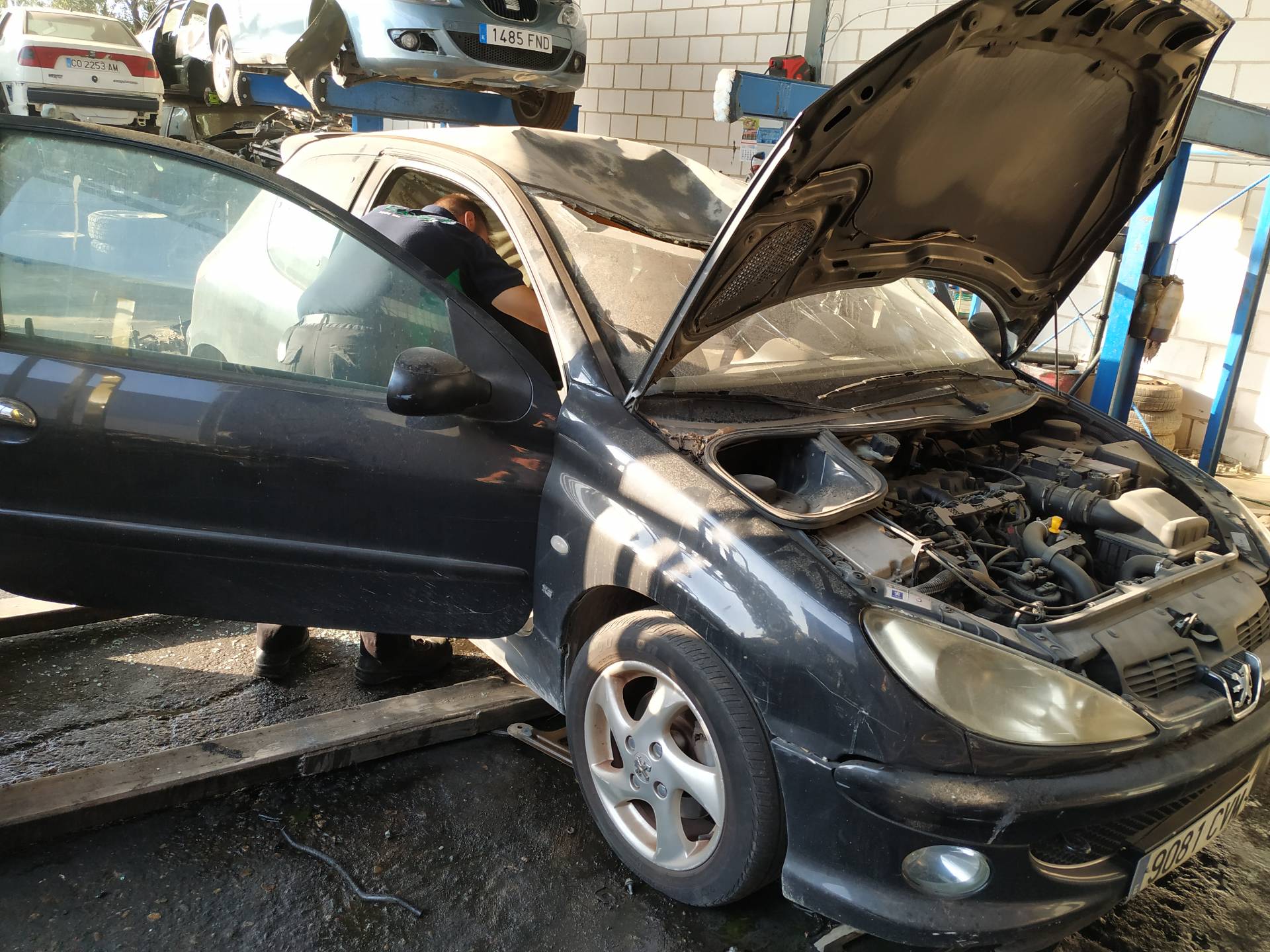 PEUGEOT 206 1 generation (1998-2009) Помпа на сервоуправление 9643691180 19006947