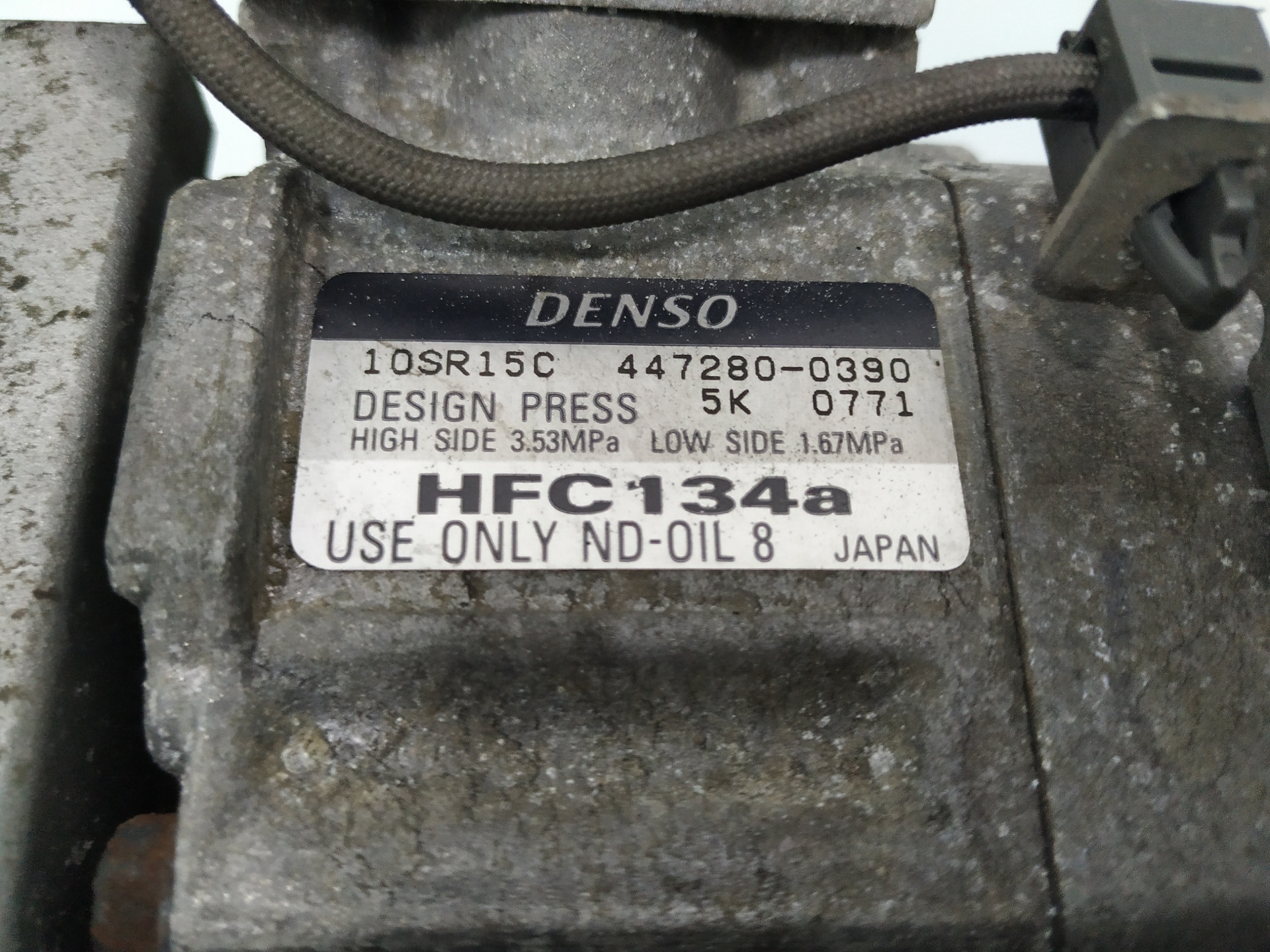 HONDA Accord 8 generation (2007-2015) Hасос кондиционера 4472800390 24854960