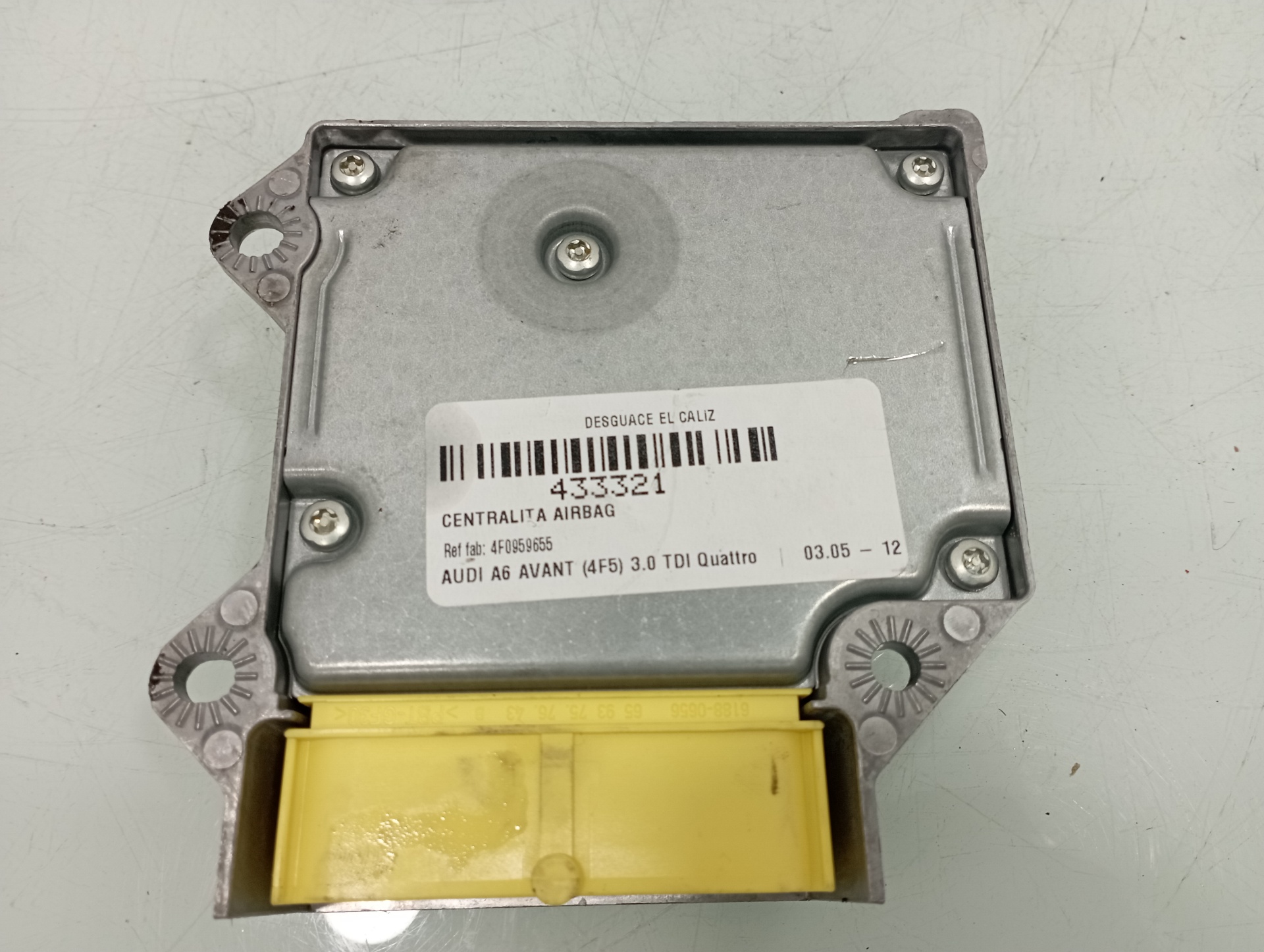 AUDI A6 C6/4F (2004-2011) SRS Control Unit 4F0959655 19111641