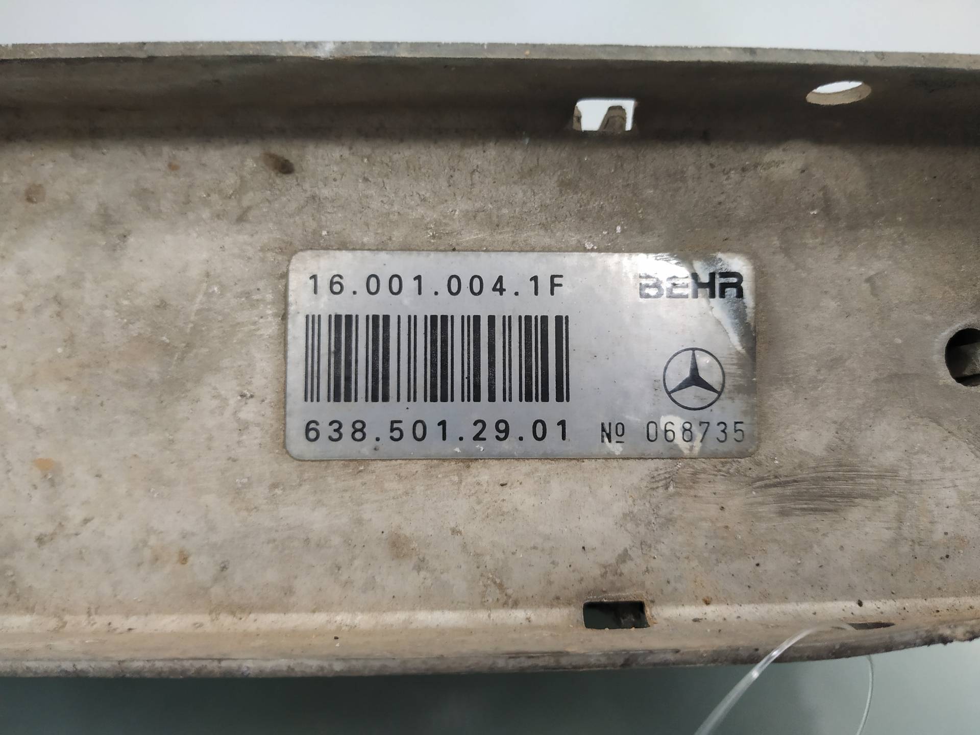 MERCEDES-BENZ V-Class W638, W639 (1996-2003) Intercooler radiátor 6385012901 19008959