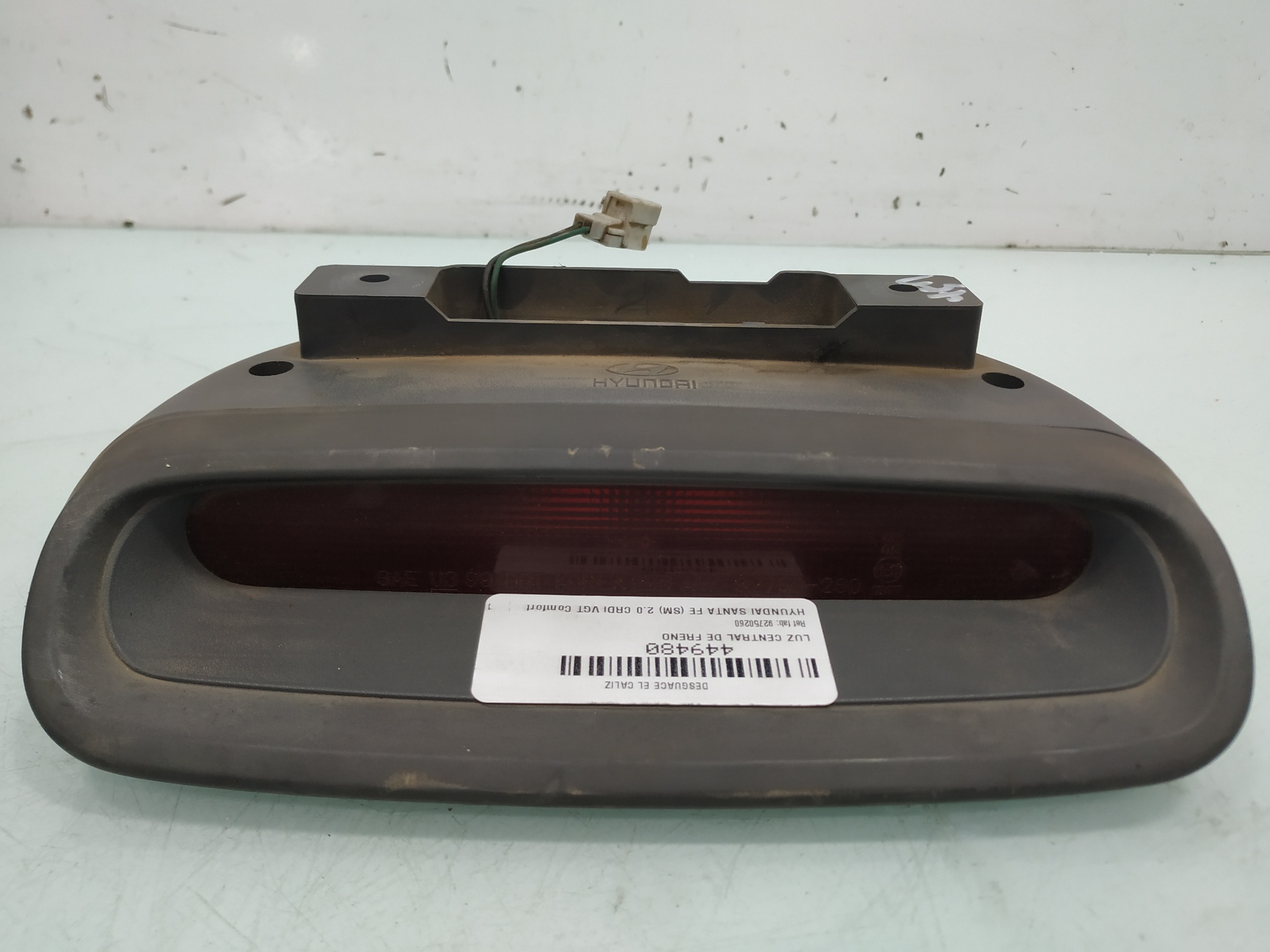 HYUNDAI Santa Fe SM (2000-2013) Ekstra stopplys bak 92750260 19150491