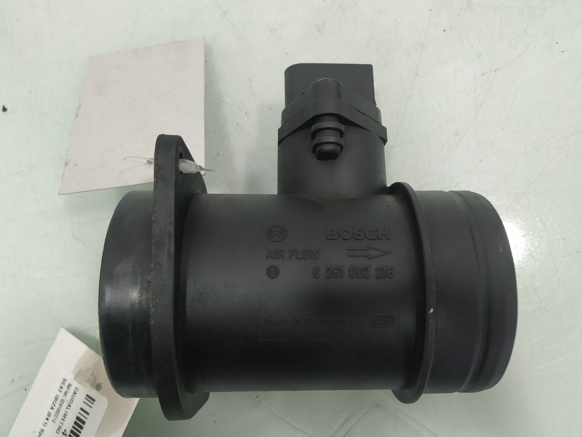 SEAT Ibiza 2 generation (1993-2002) Mass Air Flow Sensor MAF 0281002216 24921794