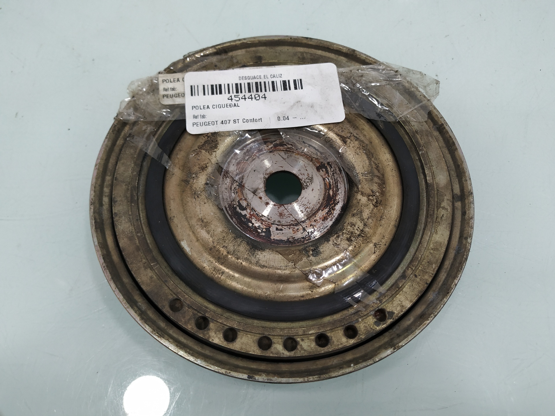 PEUGEOT 407 1 generation (2004-2010) Crankshaft Pulley 9643354180 20659669