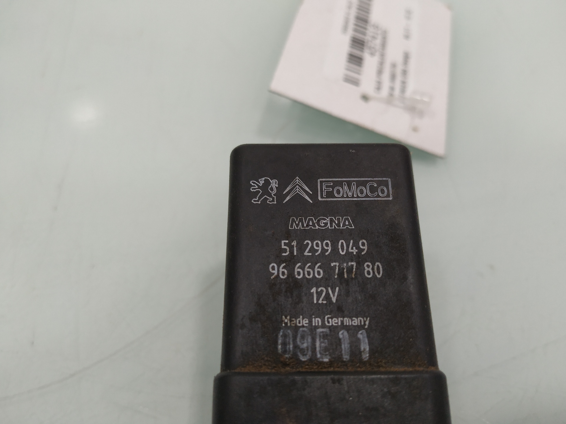 CITROËN DS4 1 generation (2010-2016) Relays 9666671780 21287815