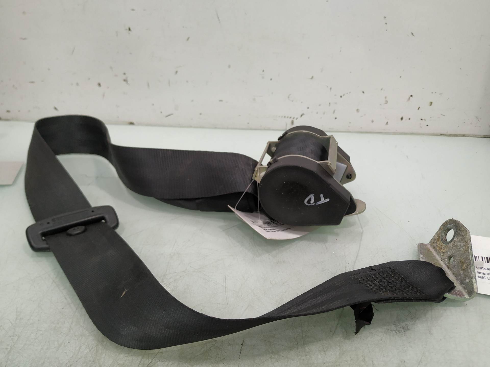 SEAT Leon 2 generation (2005-2012) Rear Right Seatbelt 1P0857806B 25929906