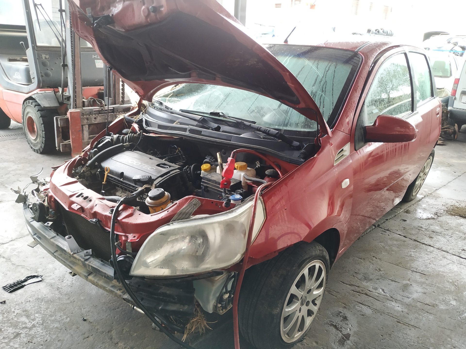 CHEVROLET Aveo T200 (2003-2012) Стеклоподъемник передней левой двери 96652141 19085564