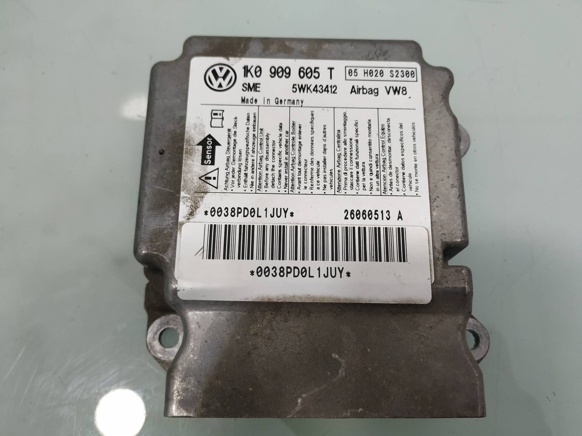 VOLKSWAGEN Golf 5 generation (2003-2009) Блок SRS 1K0909605T 19020838