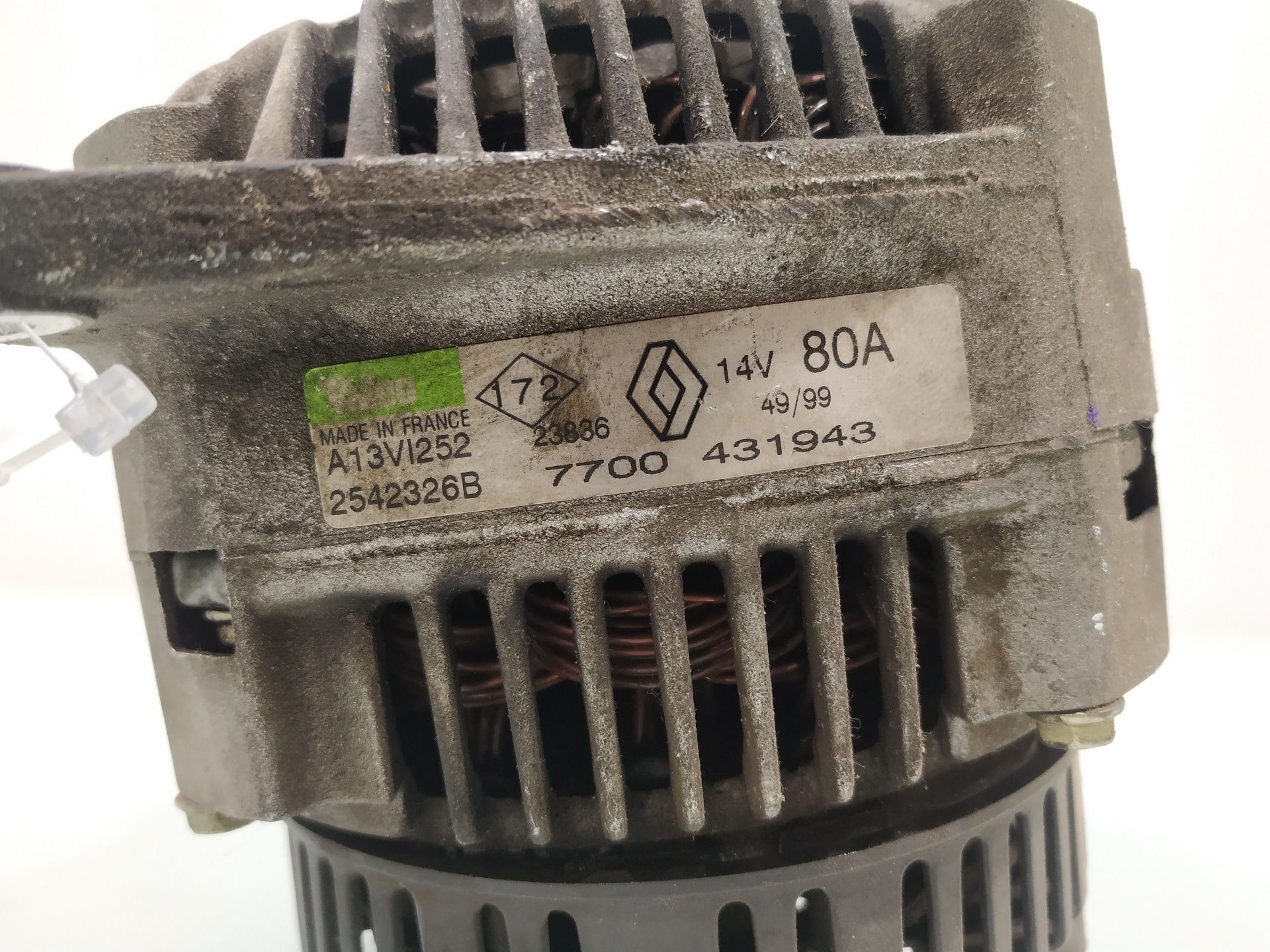 Alternador 7700431943 de Renault Megane i 2000-2003