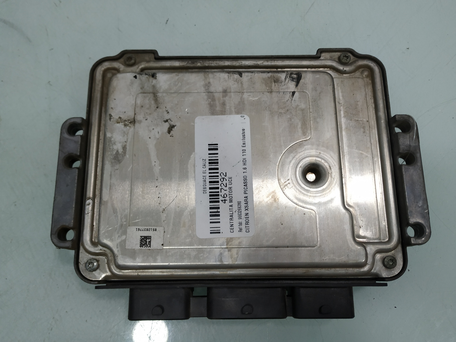 CITROËN Xsara Picasso 1 generation (1999-2010) Блок керування двигуном ECU 9663268380 24916004