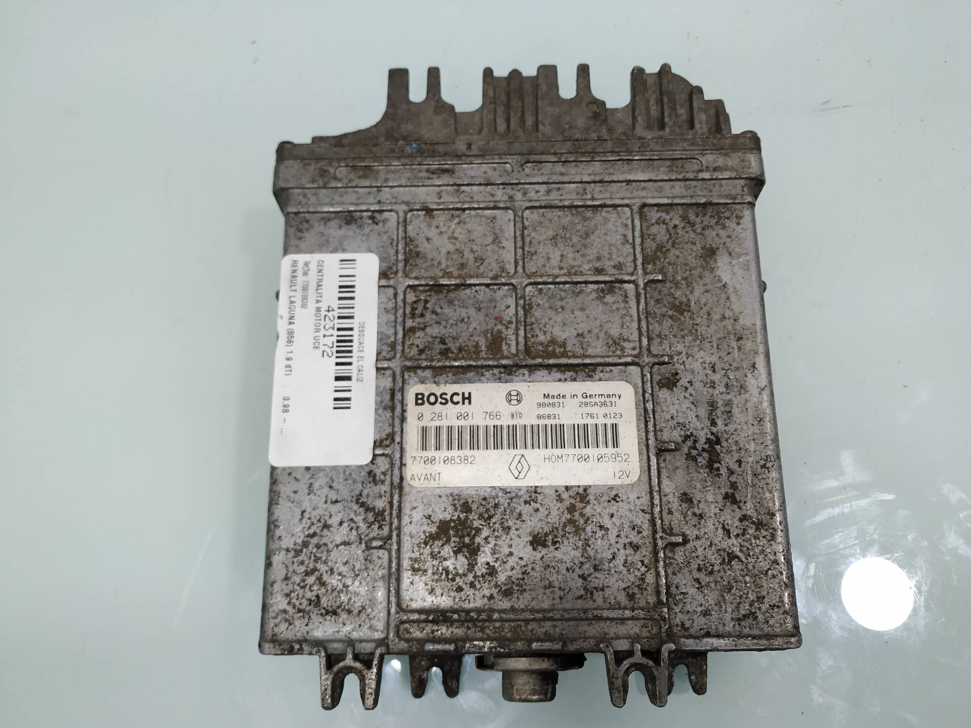 RENAULT Laguna 1 generation (1993-2001) Engine Control Unit ECU 7700108382 19192410