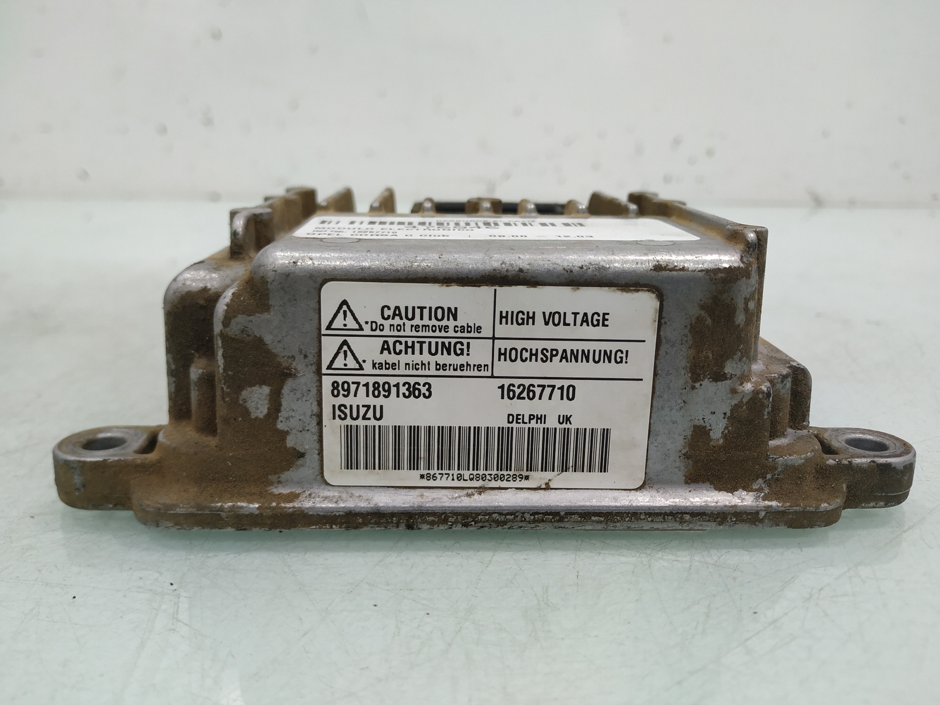 OPEL Corsa C (2000-2006) Alte unități de control 16267710 25220629