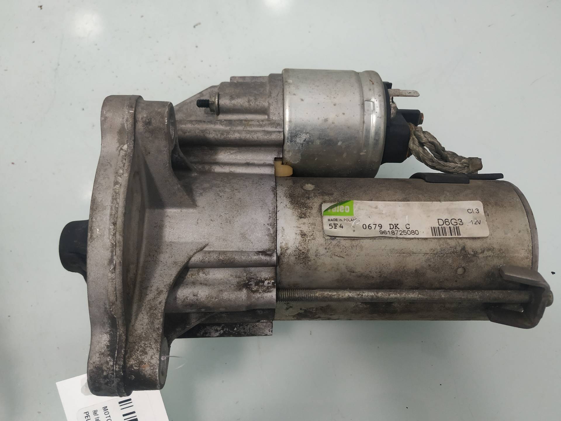 PEUGEOT 307 1 generation (2001-2008) Starter Motor D6G3 19004094