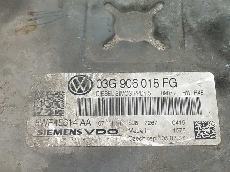 VOLKSWAGEN Passat B6 (2005-2010) Блок управления двигателем 03G906018FG 18877654