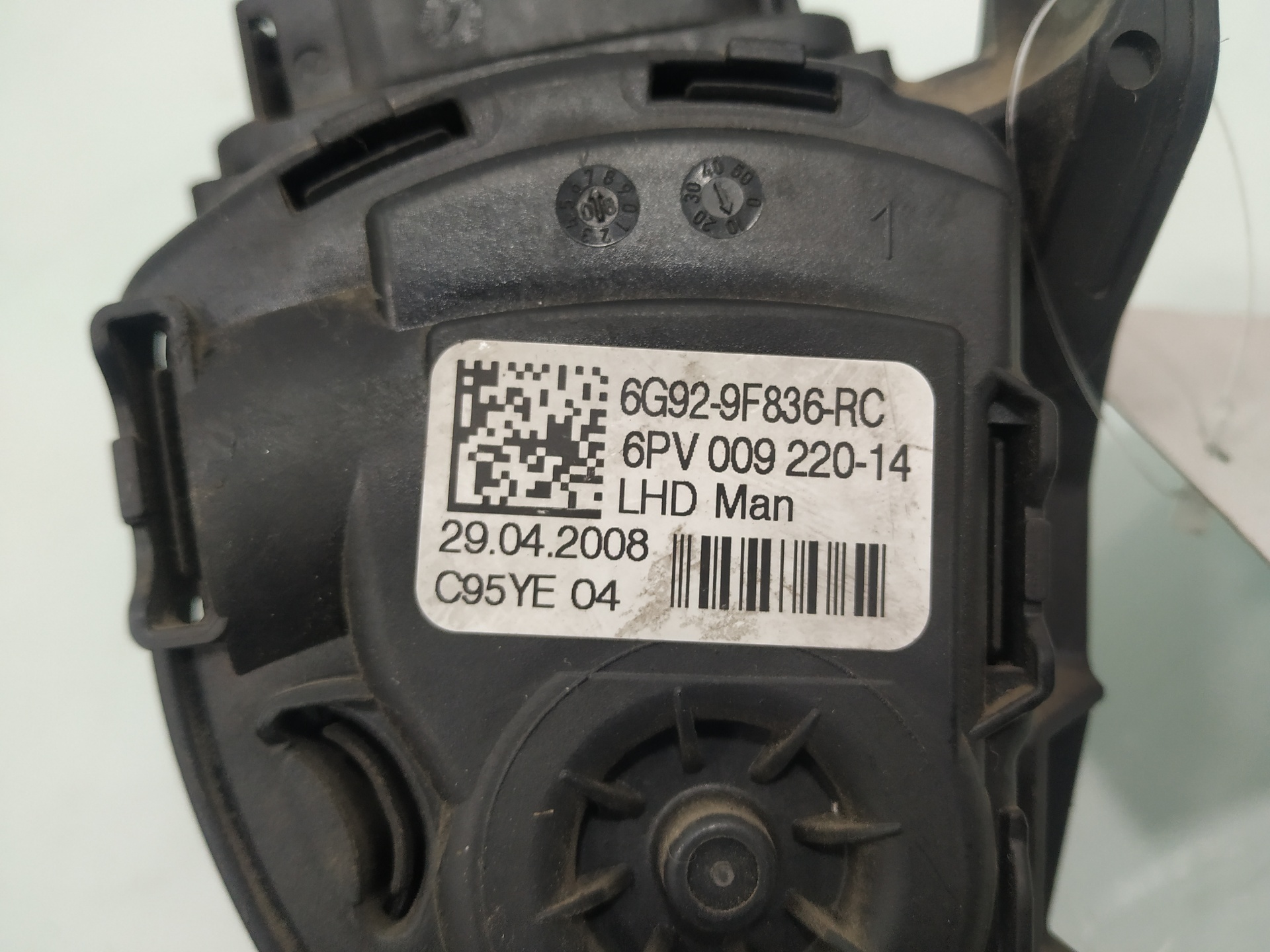 FORD Mondeo 4 generation (2007-2015) Педаль газа 6G929F836RC 19117221
