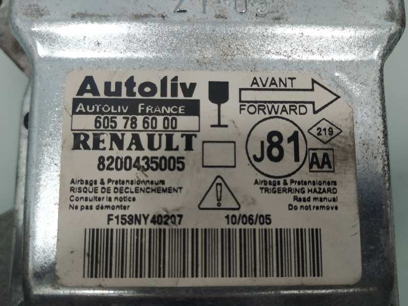 RENAULT Espace 4 generation (2002-2014) Блок SRS 8200435005 18894283