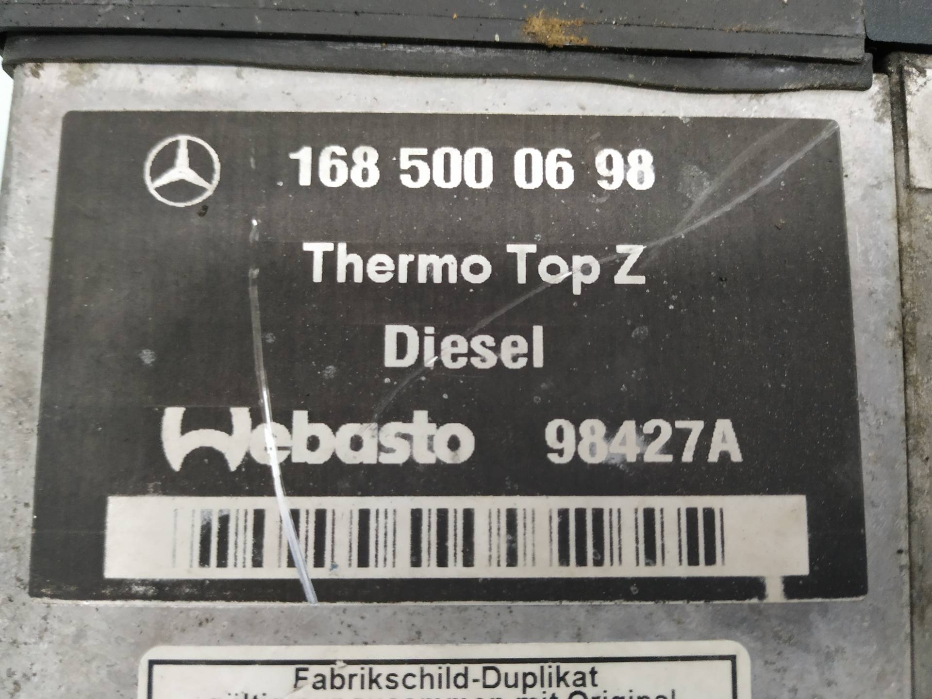 MERCEDES-BENZ A-Class W168 (1997-2004) Печка салона 1685000698 19055355