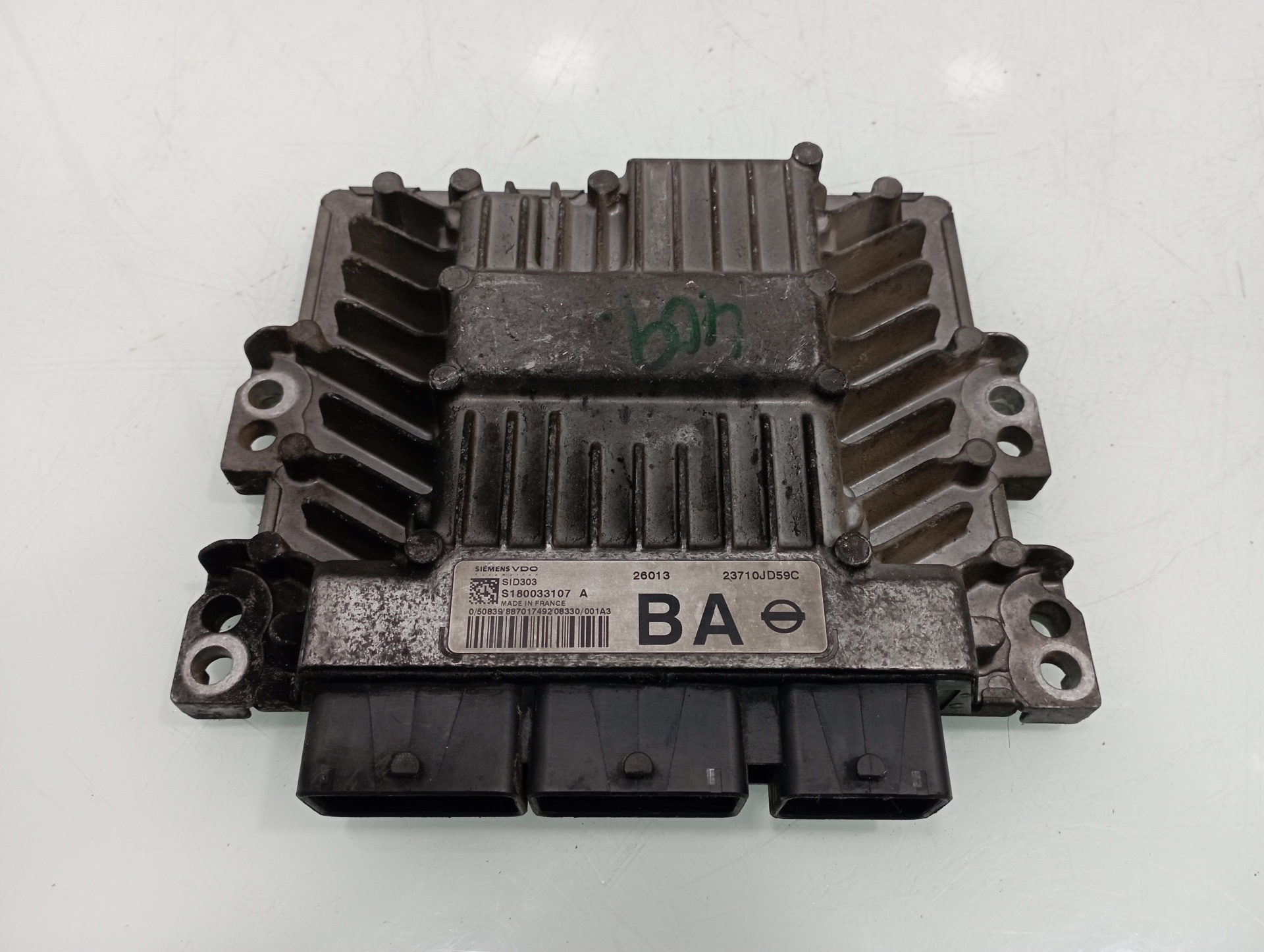 NISSAN Qashqai 1 generation (2007-2014) Calculateur d'unité de commande du moteur 23710JD59C 19104484