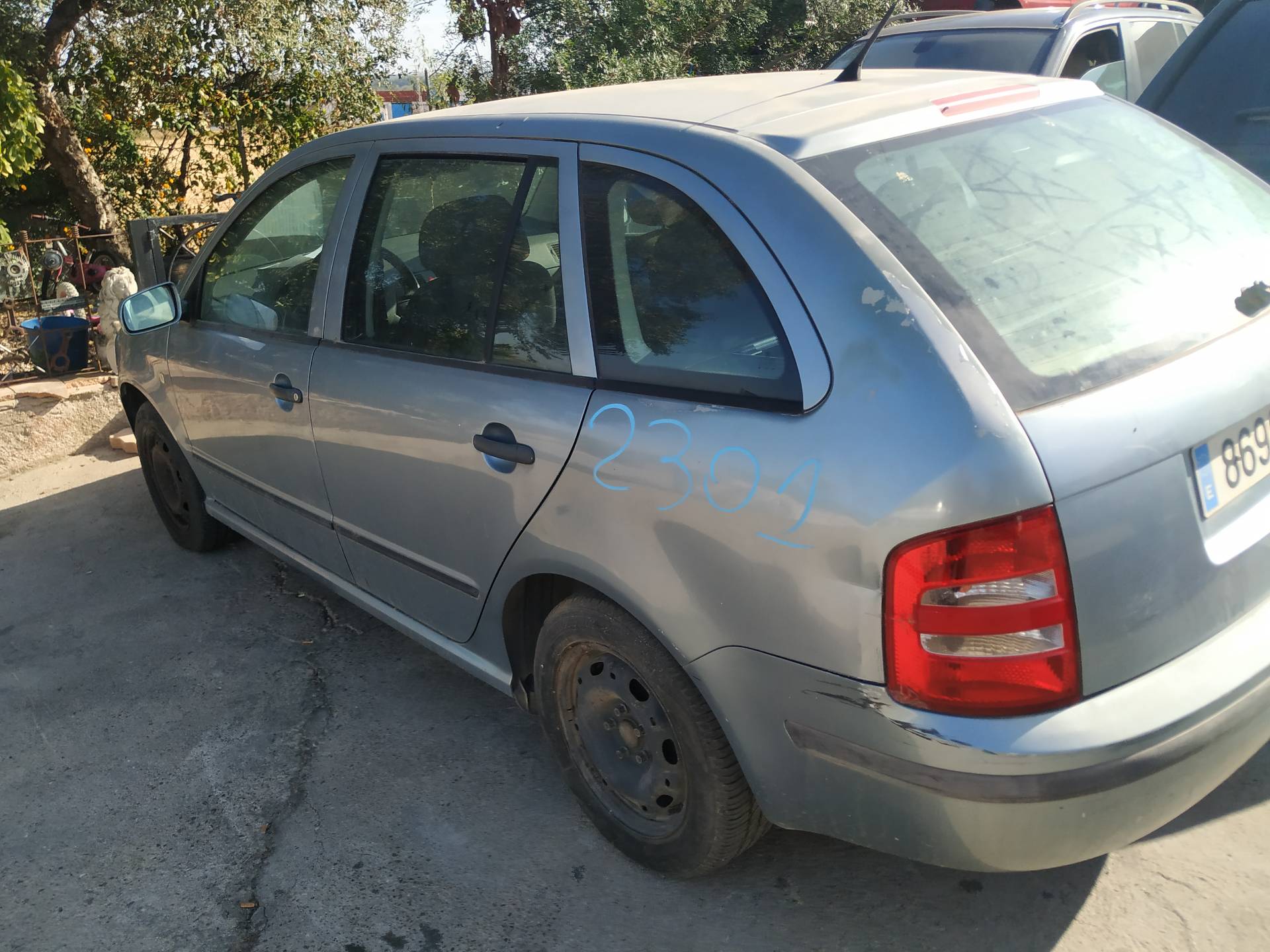 SKODA Octavia 2 generation (2004-2013) Левая противотуманка переднего бампера 6Y0941699 19185498