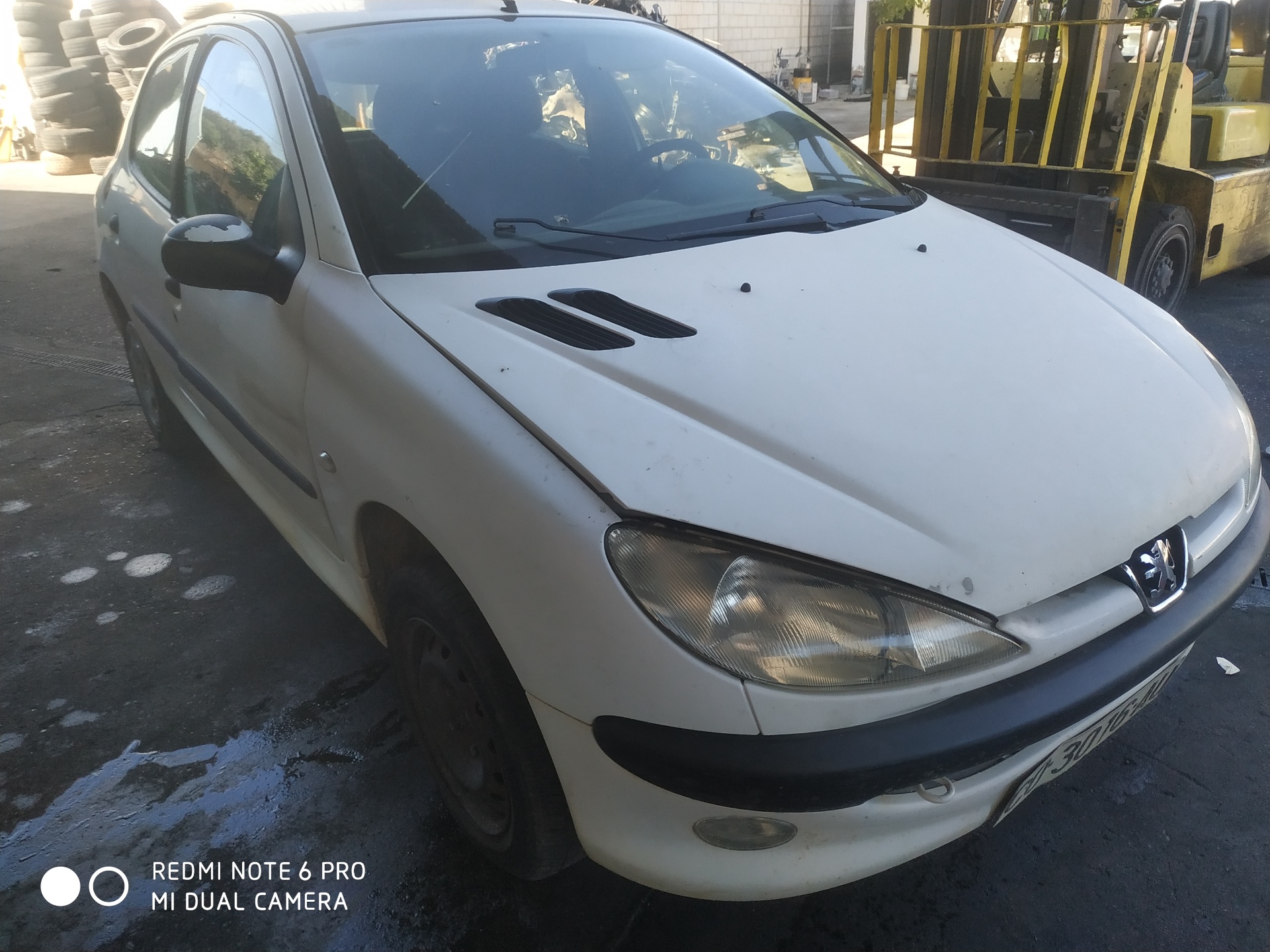 PEUGEOT 206 1 generation (1998-2009) Fram vänster strålkastare 6204S7 19162891