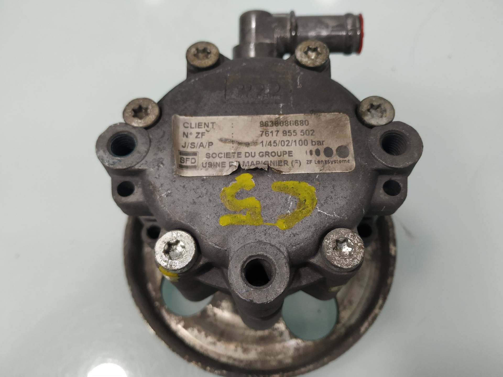 CITROËN C5 1 generation (2001-2008) Power Steering Pump 9636086680 19001048