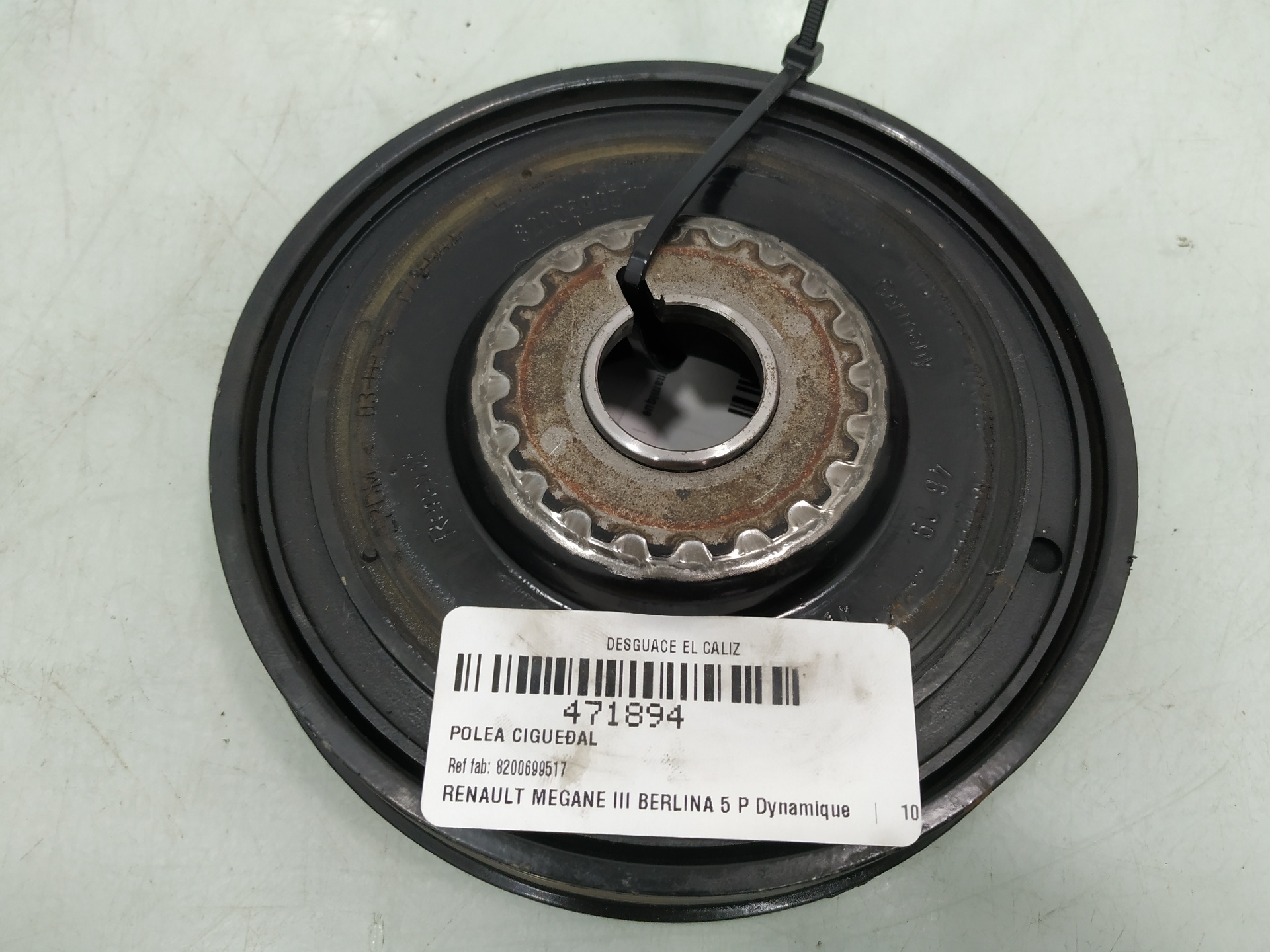 VAUXHALL Megane 3 generation (2008-2020) Crankshaft Pulley 8200699517 24921243