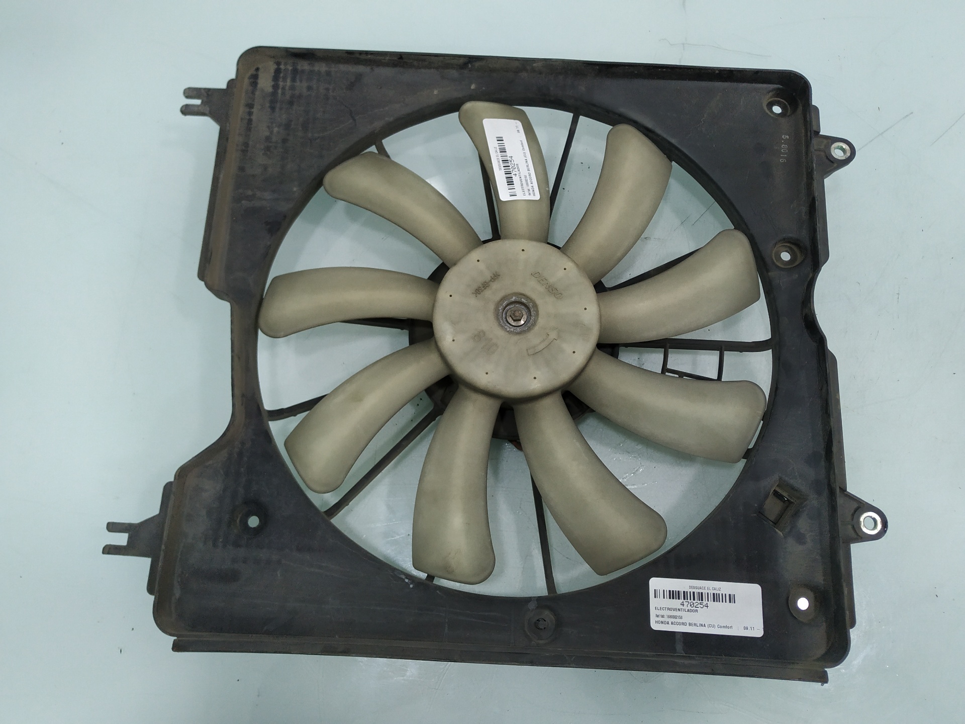 HONDA Accord 8 generation (2007-2015) Difūzoriaus ventiliatorius 1680002150 24920647