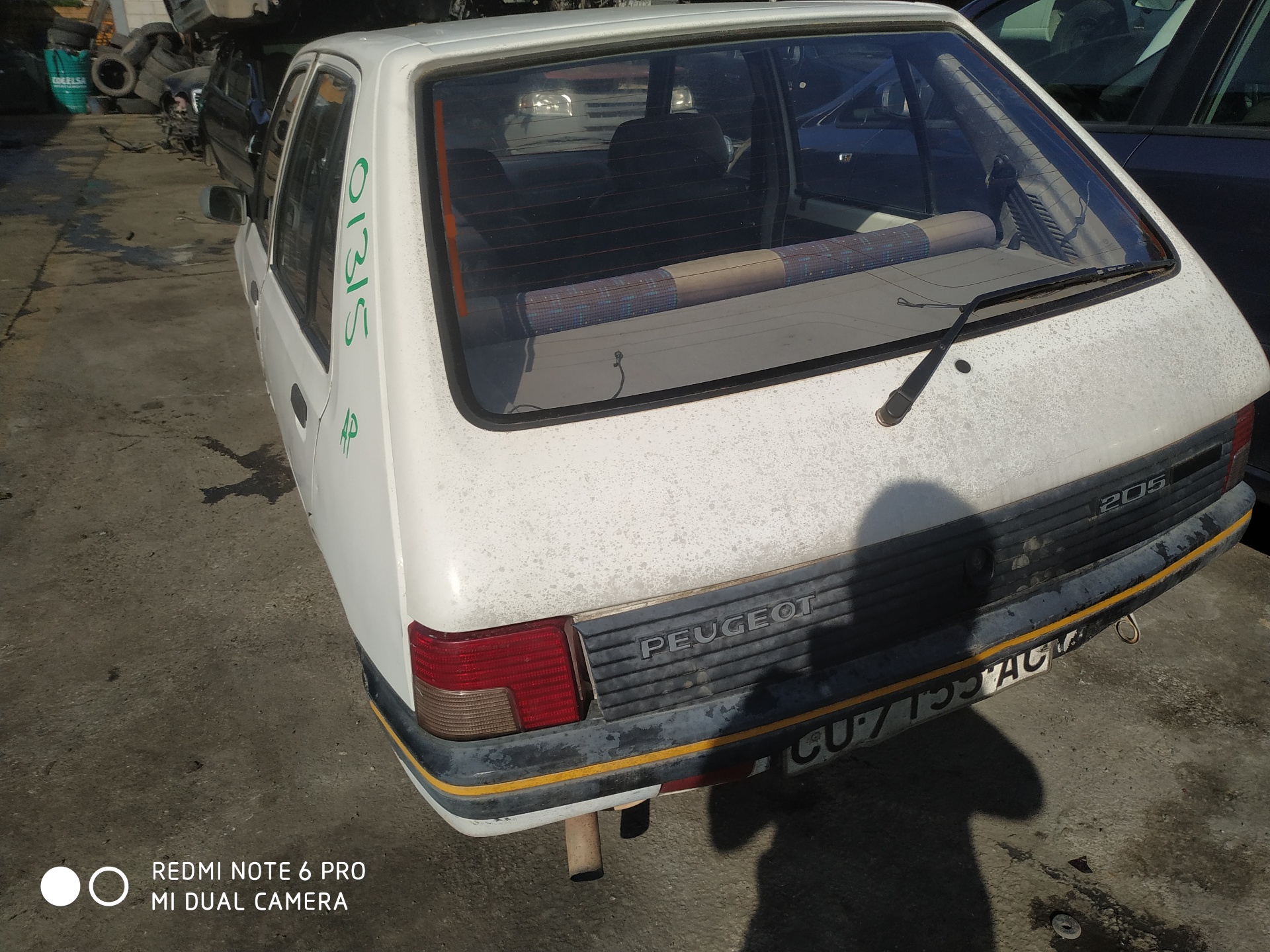 PEUGEOT 205 1 generation (1983-1998) Priekšējā labā apakšējā svira/ričags 352134 18950682