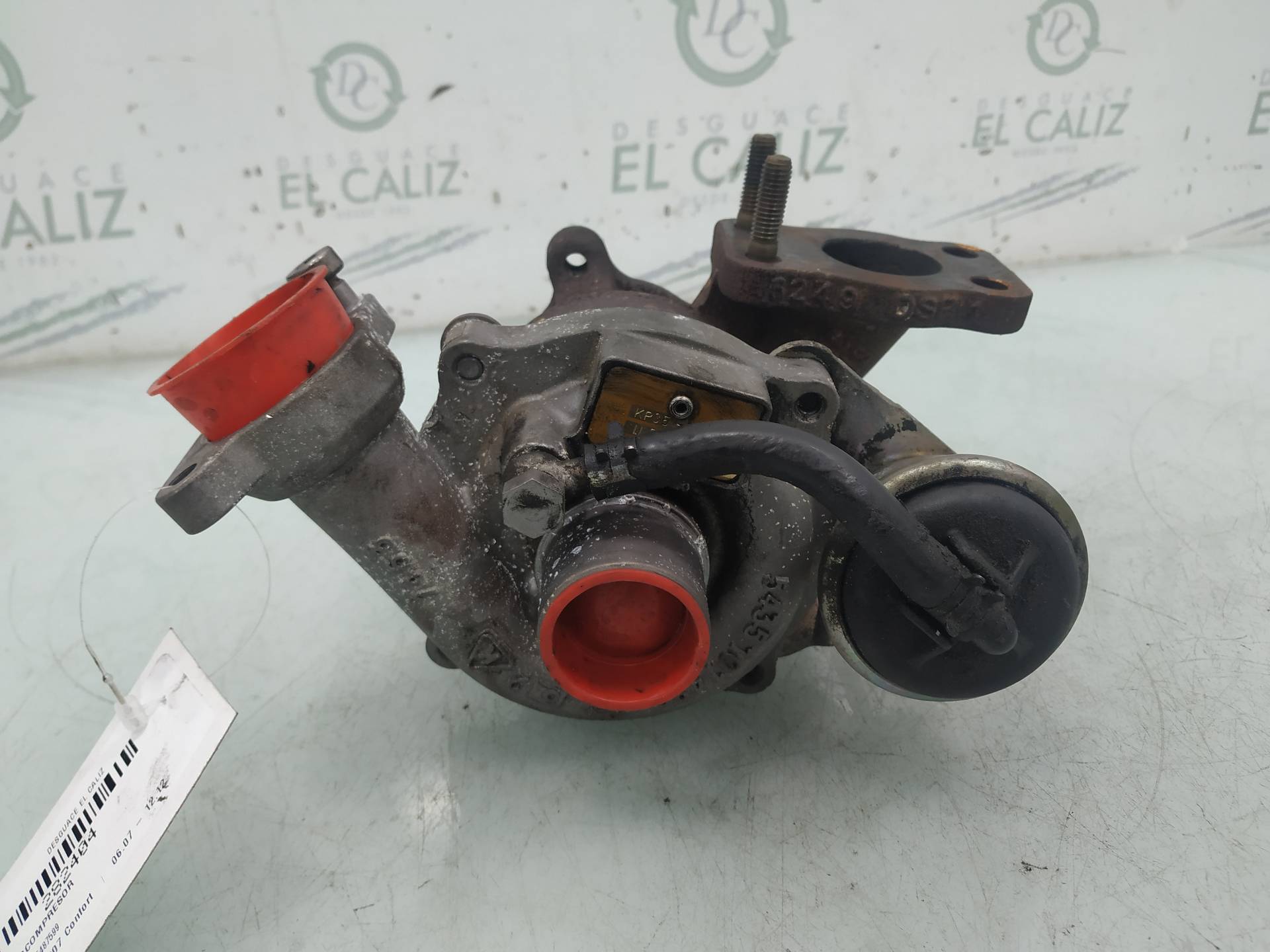 PEUGEOT 207 1 generation (2006-2009) Turbófeltöltő KP35487599 18951086