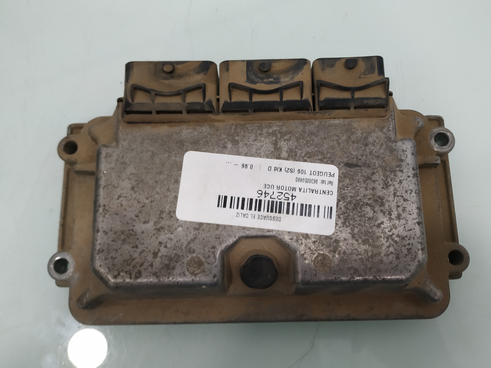 PEUGEOT 2 generation (1996-2004) Engine Control Unit ECU 9630059880 21068341