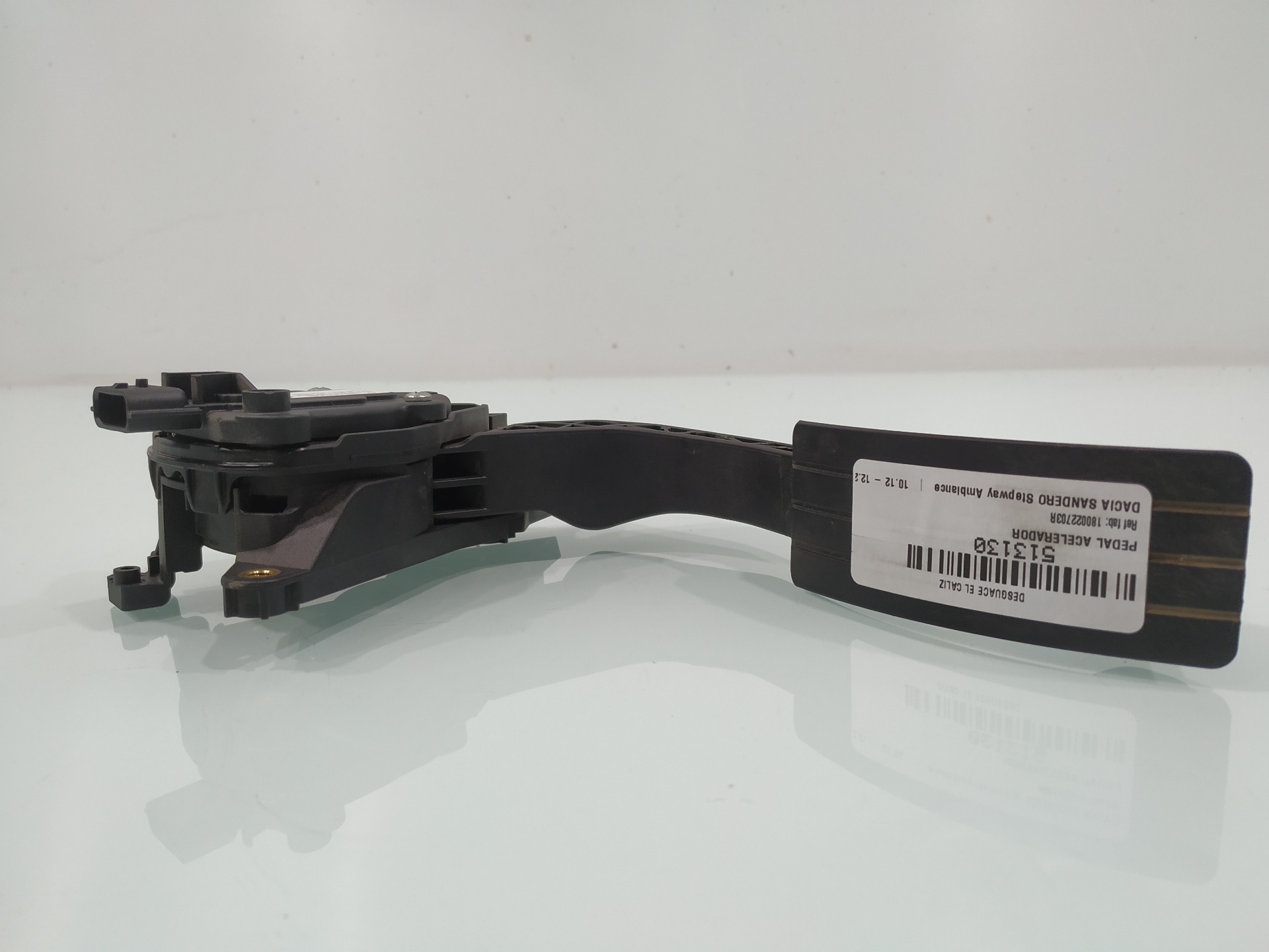 Pedal del acelerador H4B de Dacia Sandero 2012-2020 con 173000 km - pieza usada
