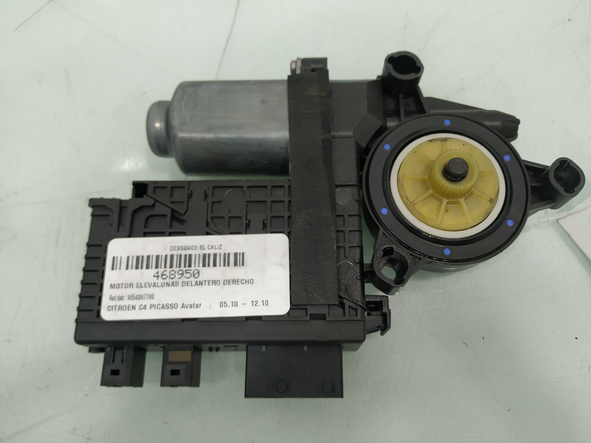 CITROËN C4 Picasso 1 generation (2006-2013) Front Right Door Window Control Motor 9654087780 24916214