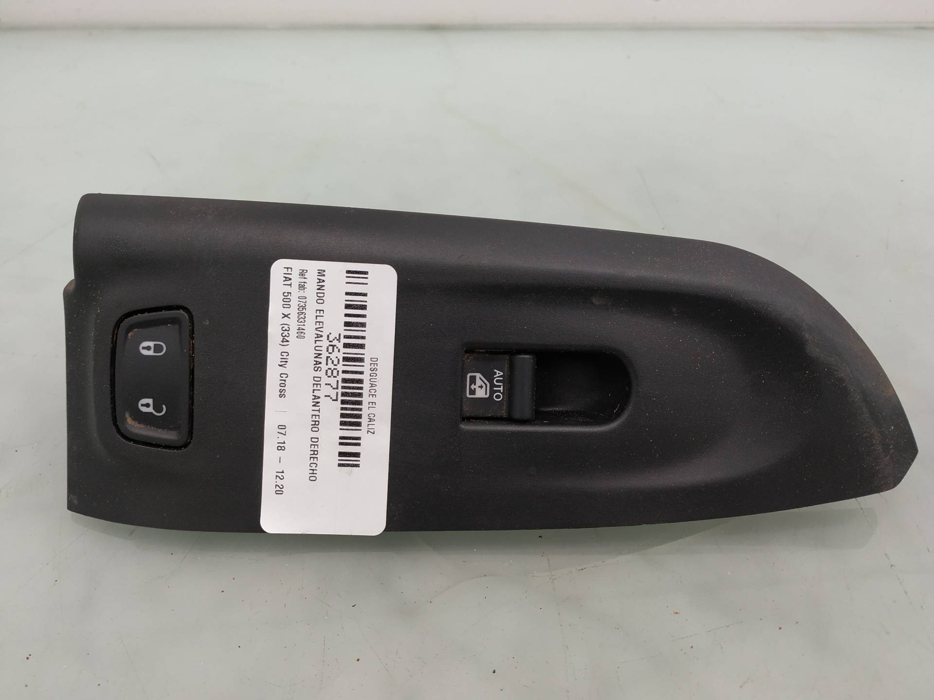 FIAT 500X 1 generation (2014-2024) Кнопка стеклоподъемника передней правой двери 07356331460 19175513