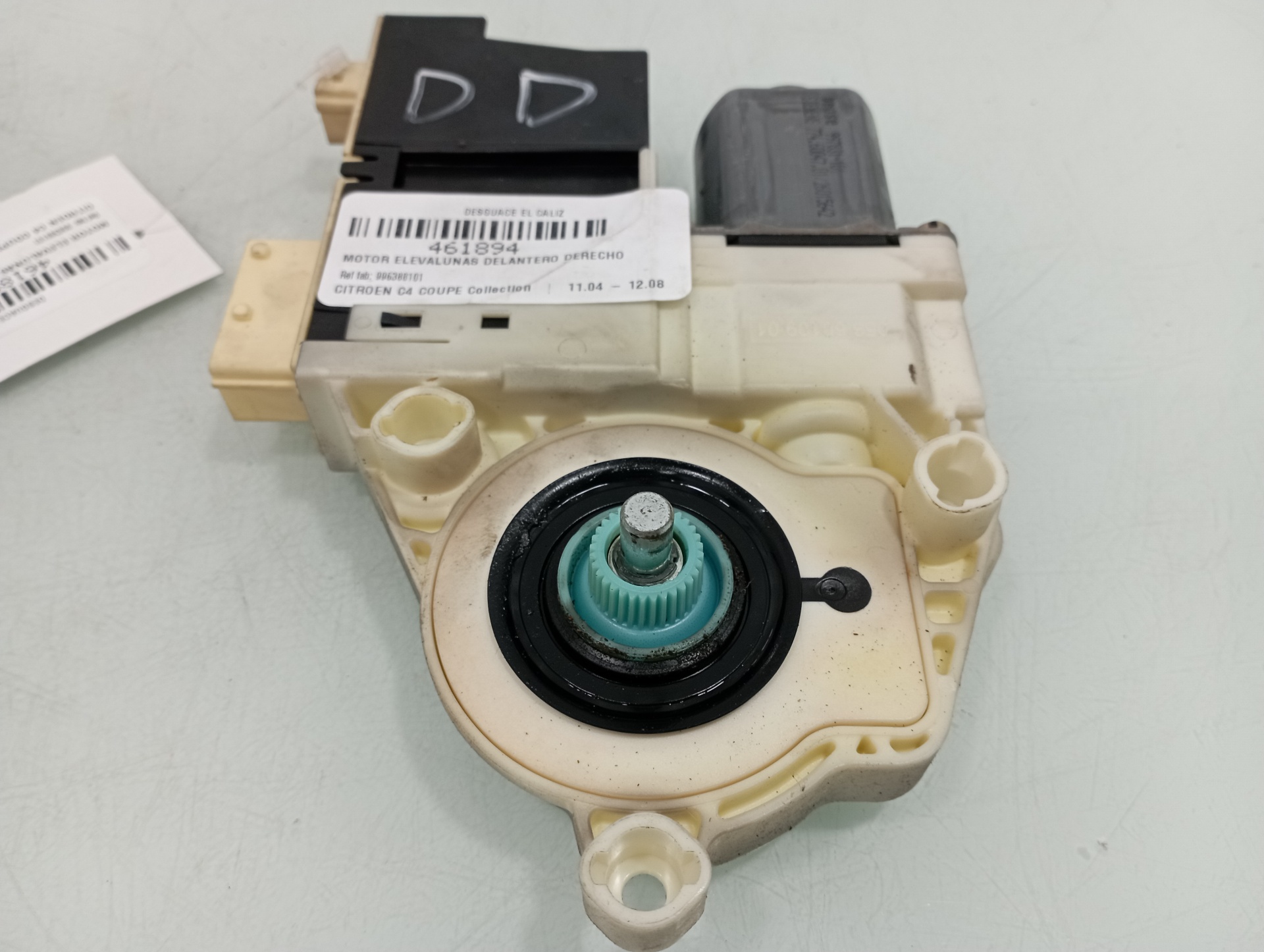 CITROËN C4 1 generation (2004-2011) Motor de control geam ușă dreapta față 996388101 24915496