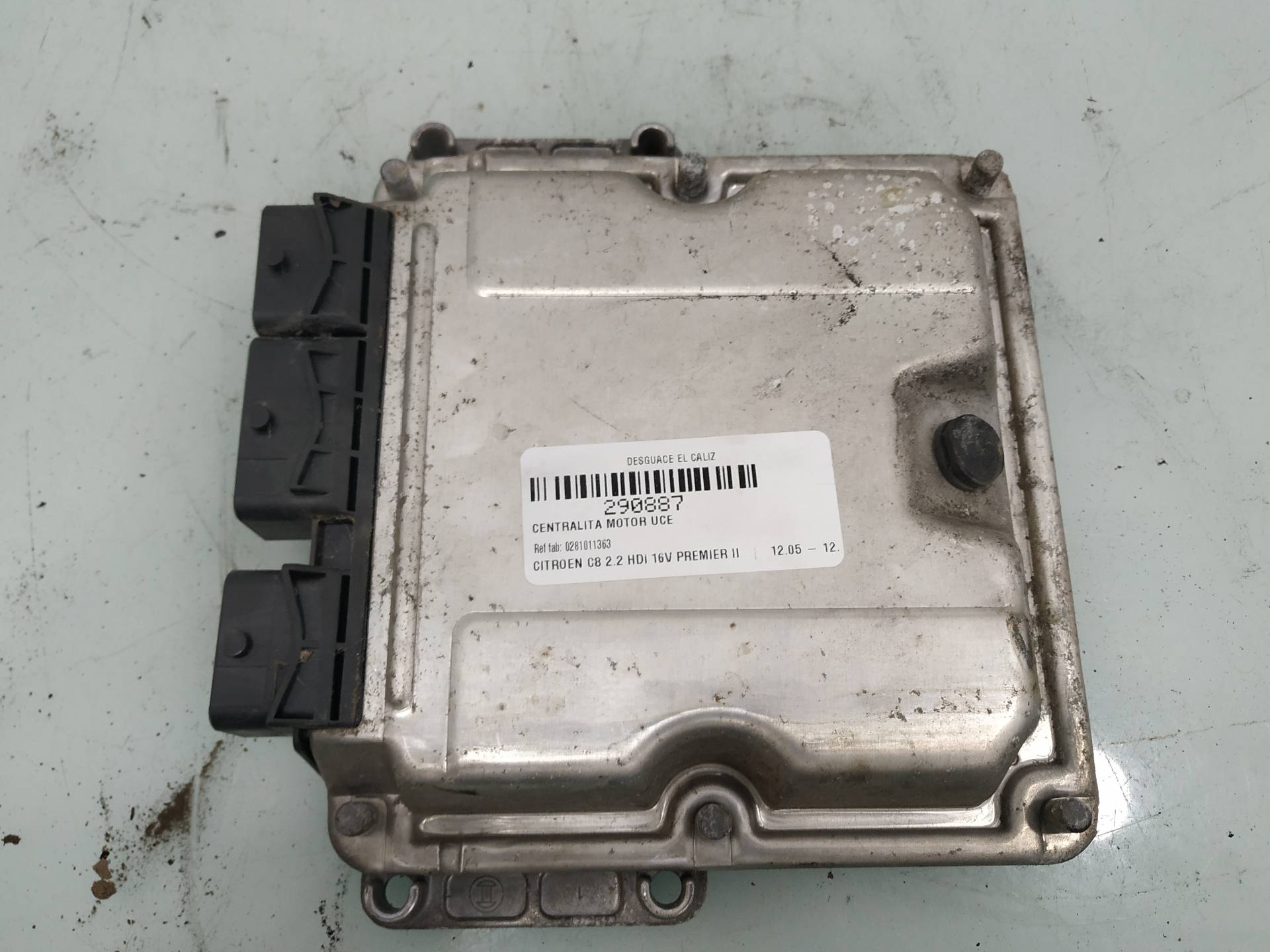 CITROËN C8 1 generation (2002-2014) Engine Control Unit ECU 0281011363 18969160