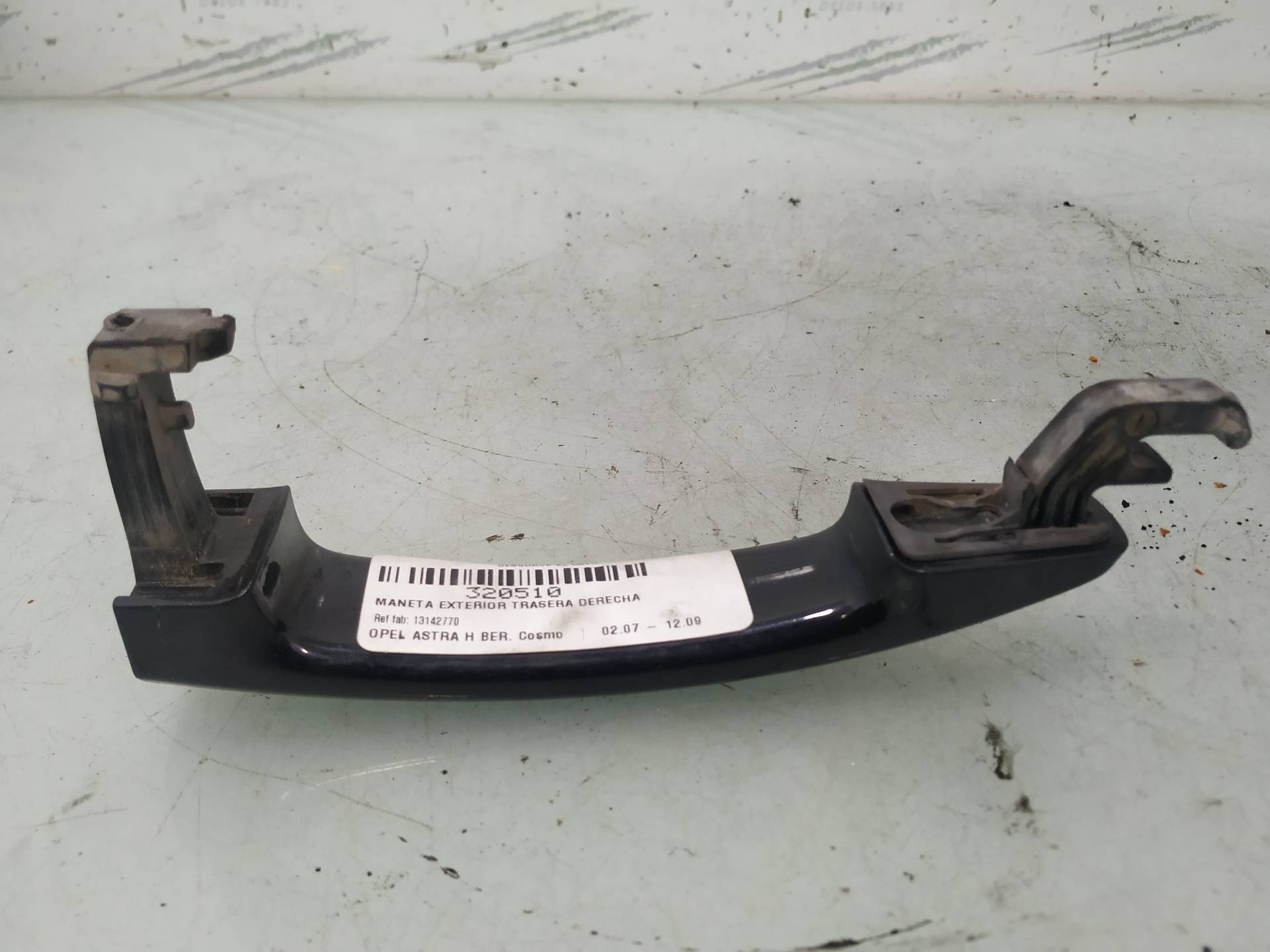 OPEL Astra J (2009-2020) Rear right door outer handle 13142770 19162851