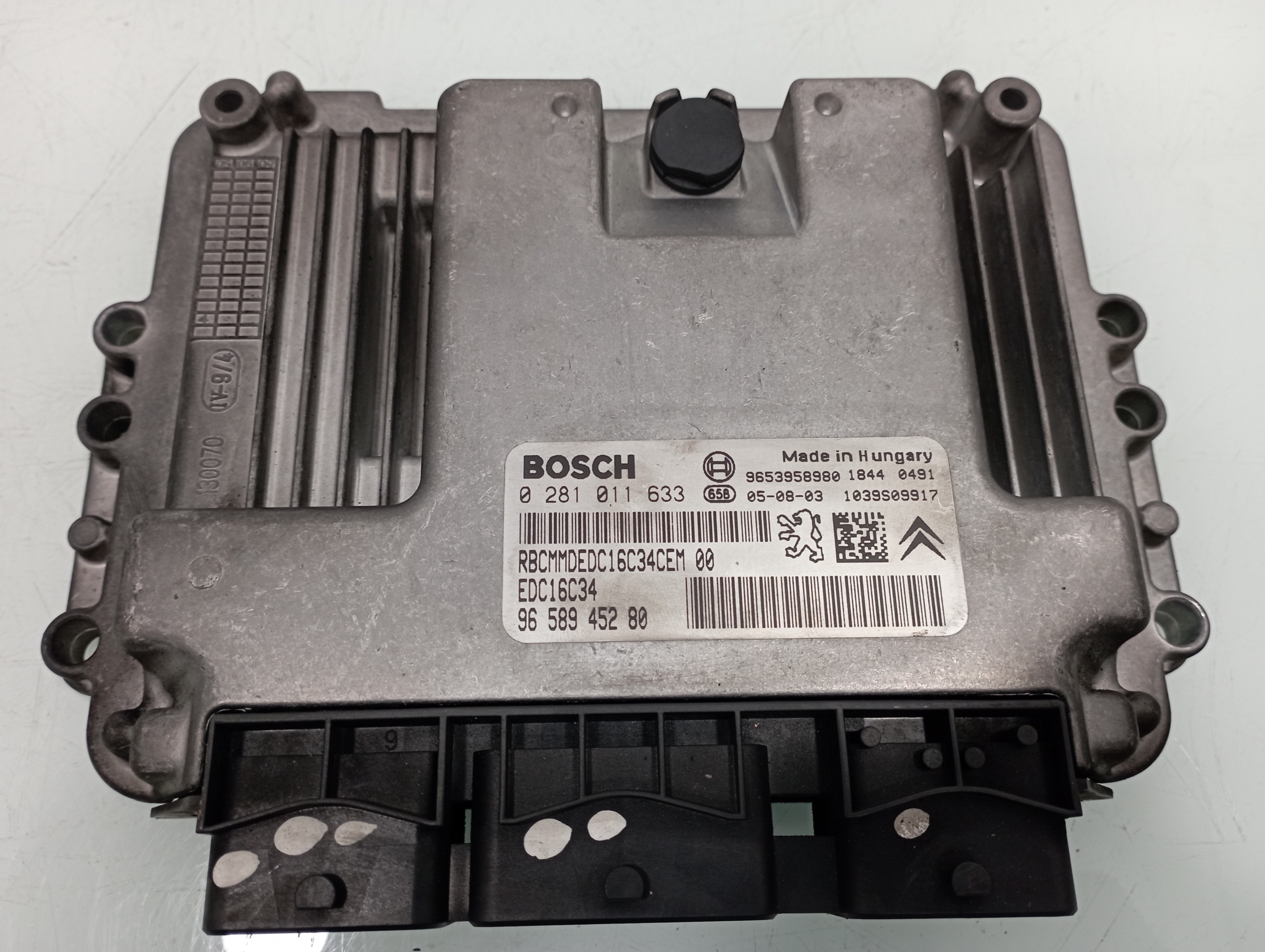 PEUGEOT 407 1 generation (2004-2010) Engine Control Unit ECU 9658945280 19090189