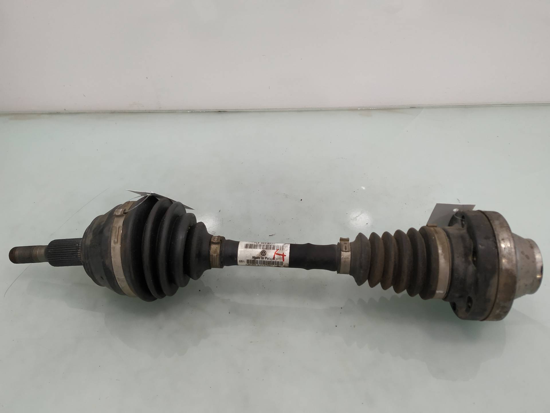 VOLKSWAGEN Touareg 1 generation (2002-2010) Arbre de transmission avant gauche 7L6407271D 19019473